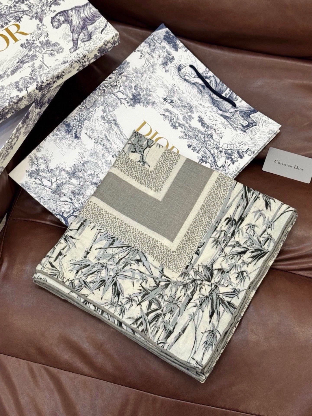Dior 26s Scarf 140cm Silk & Cashmere 304677