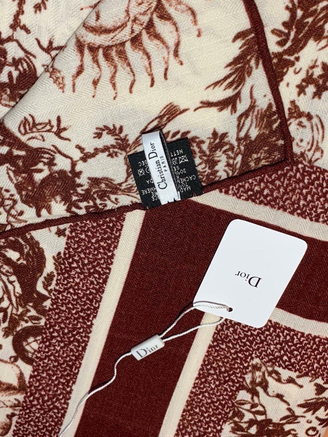Dior 26s Scarf 140cm Silk & Cashmere 304710