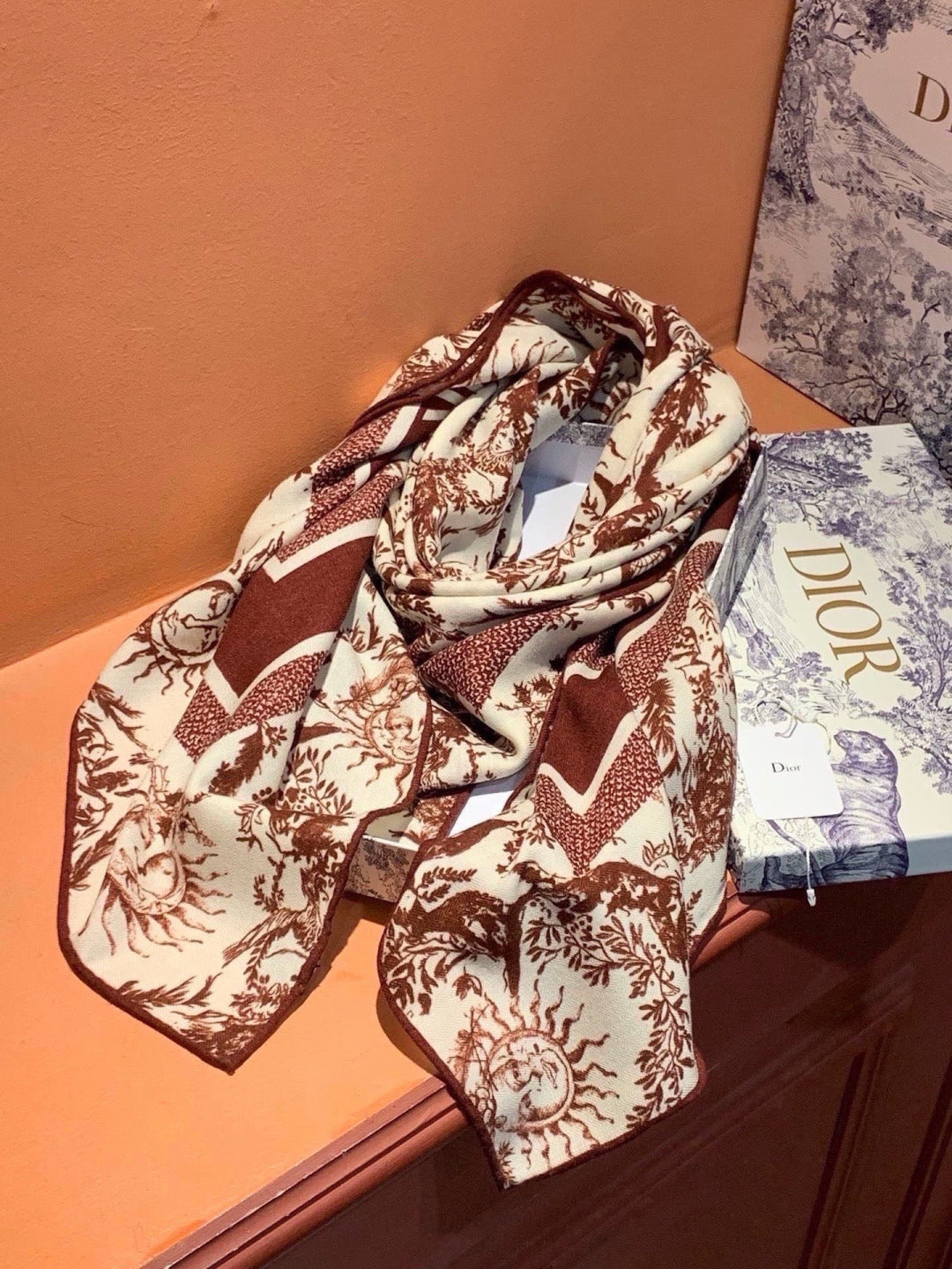 Dior 26s Scarf 140cm Silk & Cashmere 304710