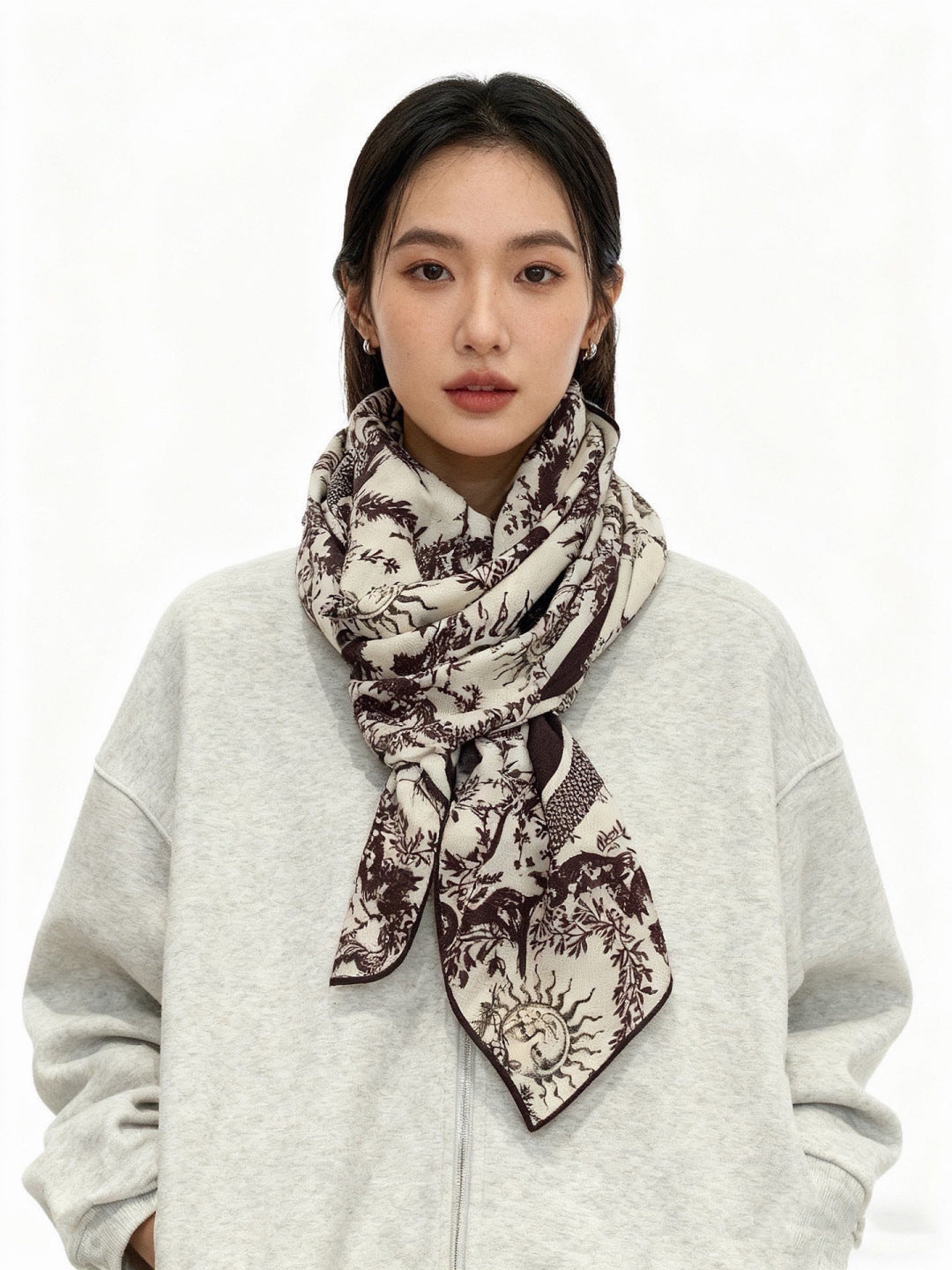 Dior 26s Scarf 140cm Silk & Cashmere 304711