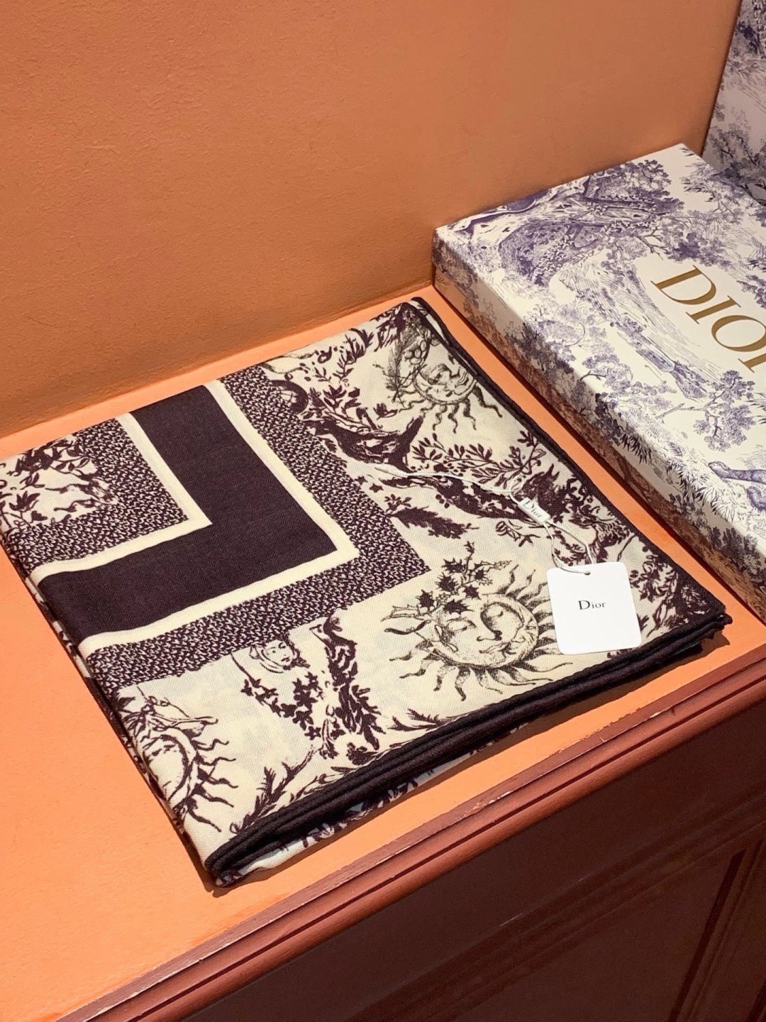 Dior 26s Scarf 140cm Silk & Cashmere 304711