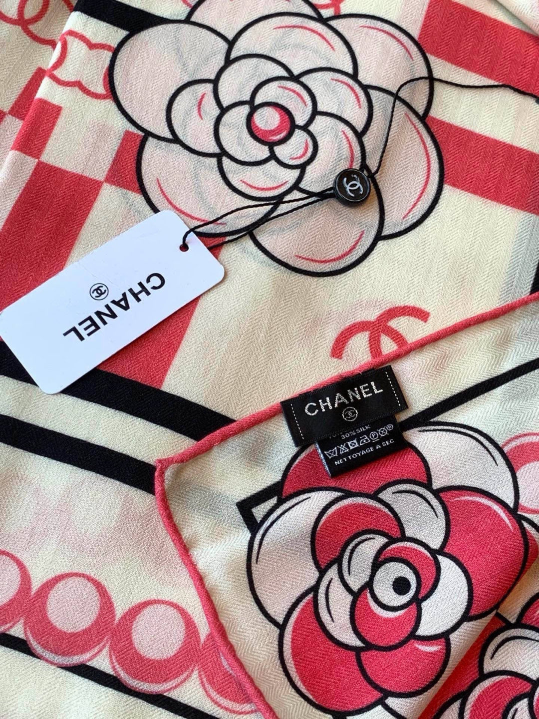Chanel 26s Scarf 140 In Silk Cashmere 309894
