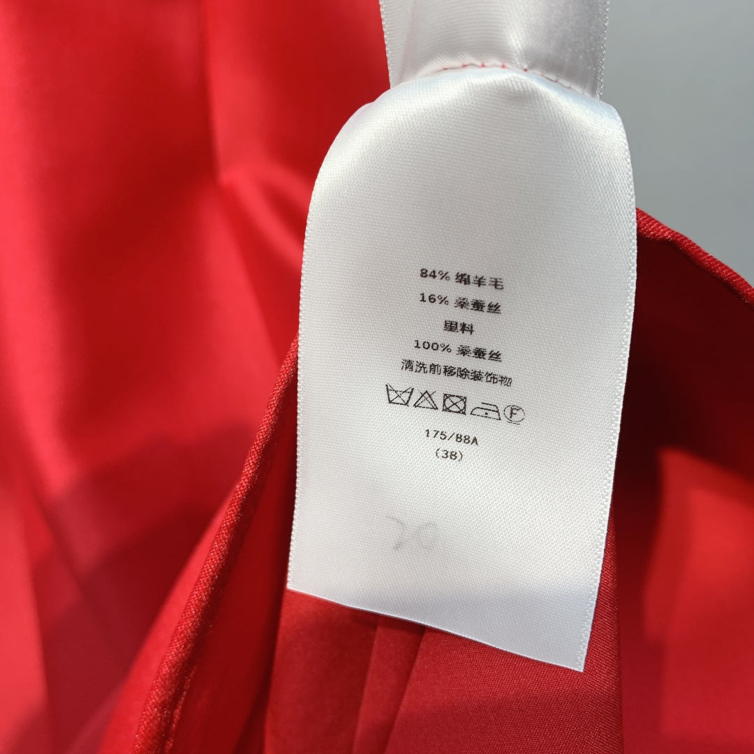 Dior 26s V-Neck Blazer Dress 1133
