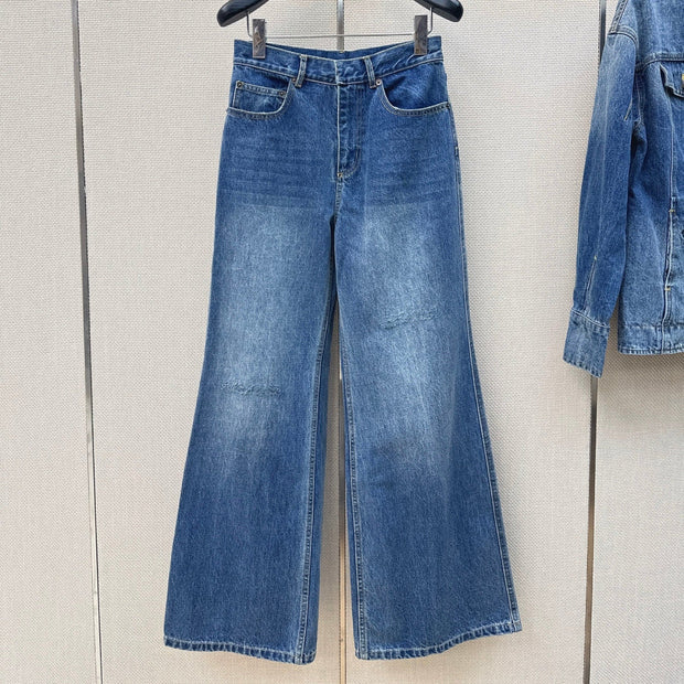 Dior 2026 Wide-leg Jeans Blue Cotton 392019