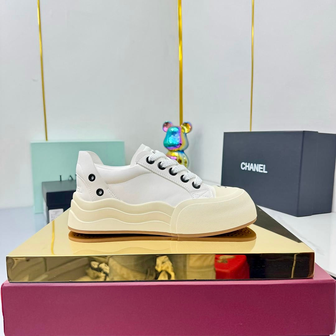 CC 25C Sneakers 50mm White Sheepskin Mesh 413844