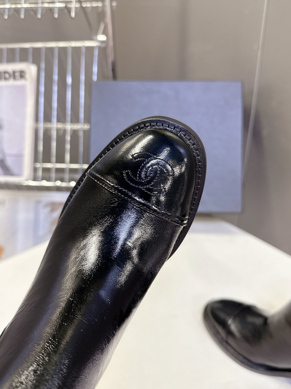 CC 26s Ankle Boots Black Glossy Lambskin 948059
