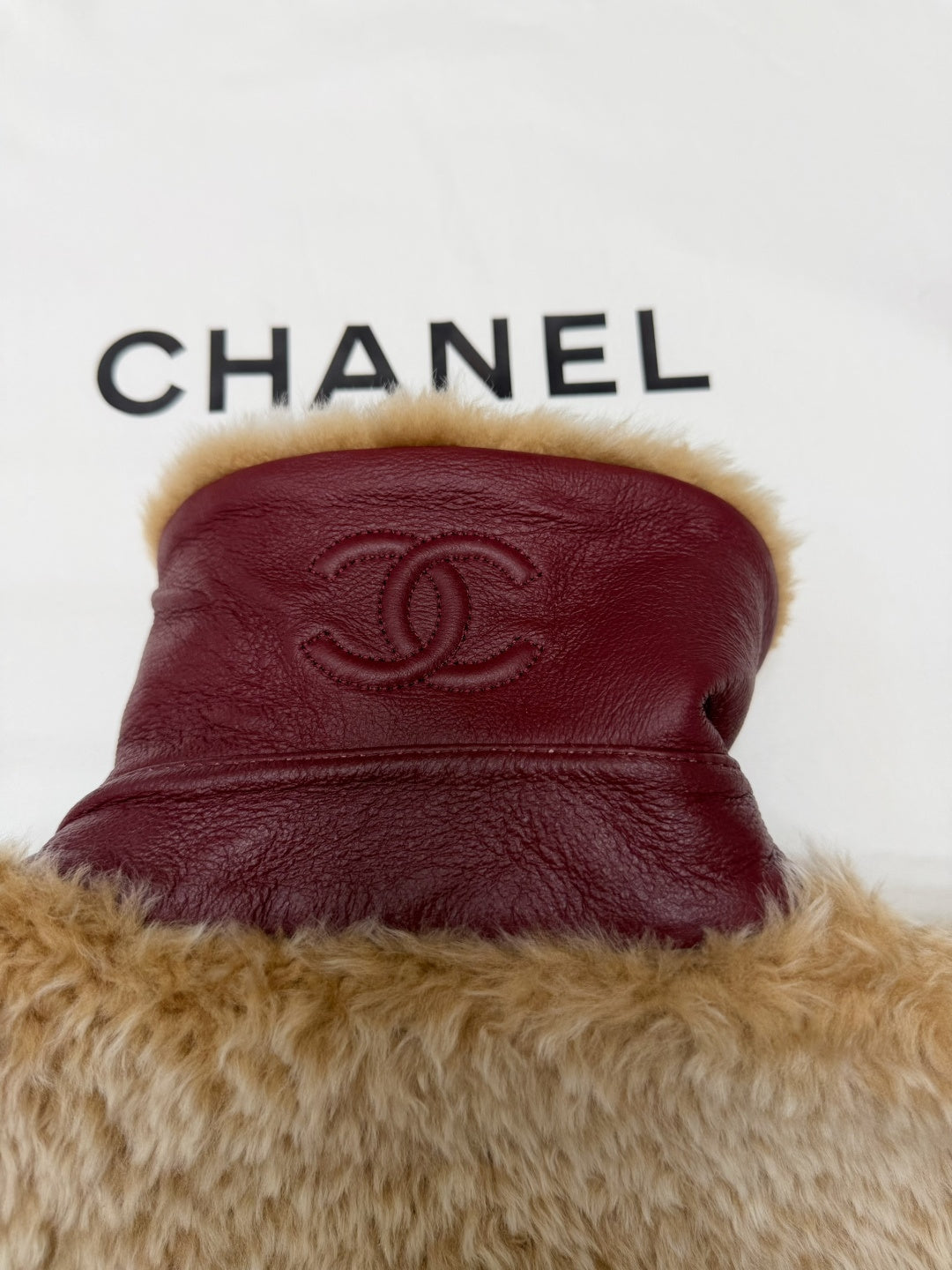 Chanel 2026 Jacket Camel Shearling Faux Fur 435597