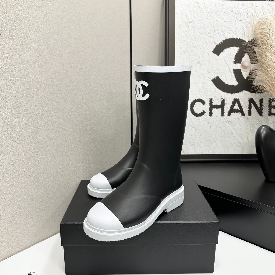 CC 26s Rain Boots Black Rubber 927136