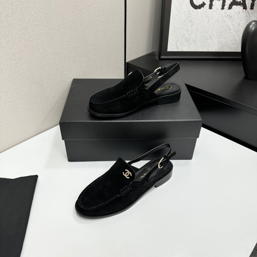 CC SS 2026 Pre Slingbacks Black Suede 630480
