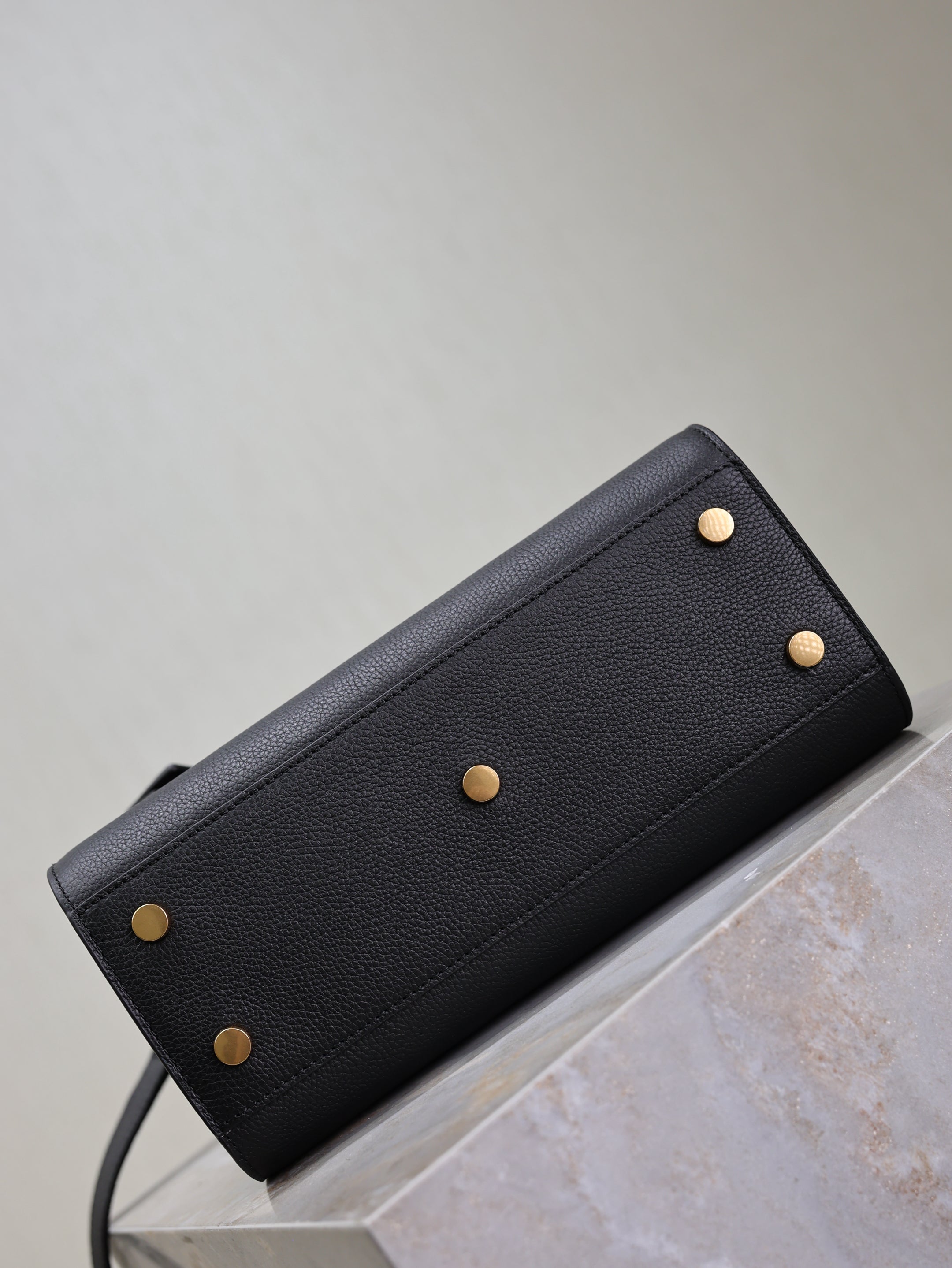 YSL Sac De Jour Nano 26cm Black Grain Cowhide GHW