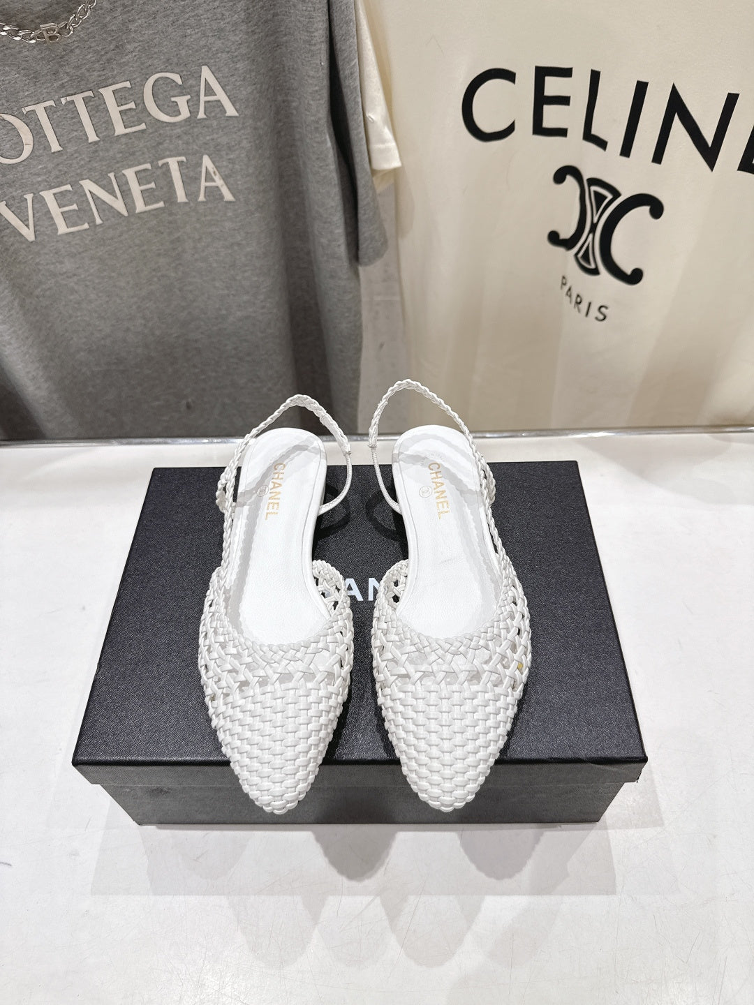 CC 26s Slingback Flat White Distinct Woven 888091