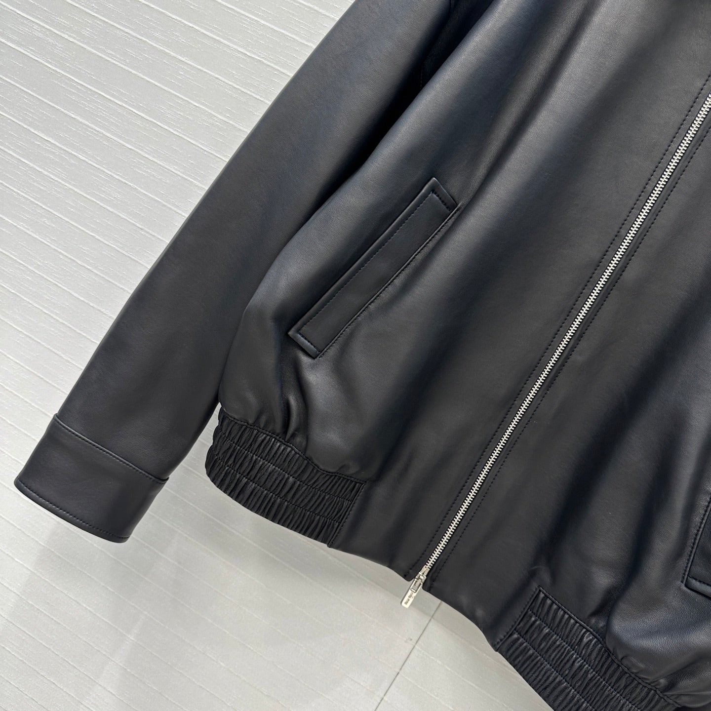 Miu Miu 25 Jacket Black Lambskin