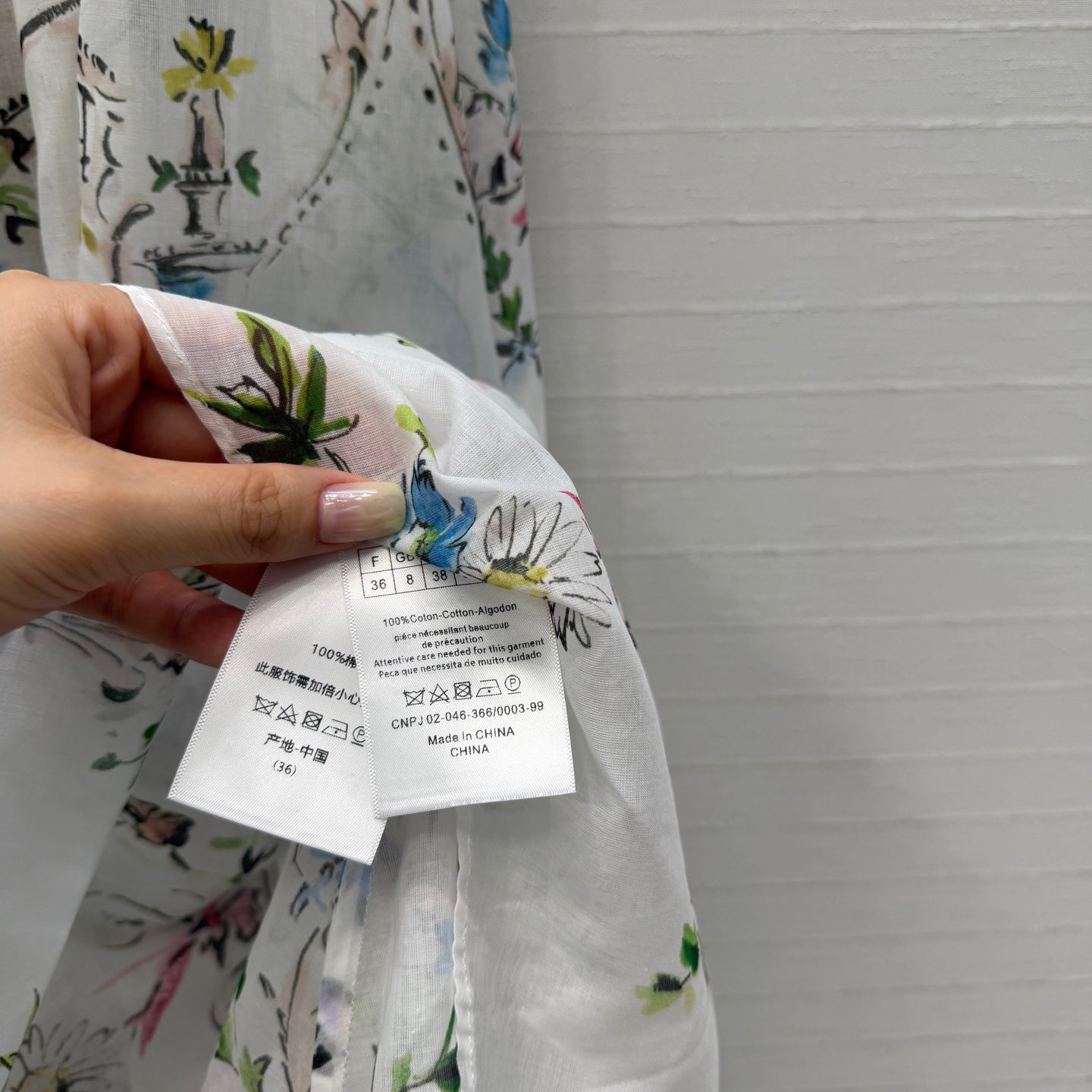 CD 26s Dioriviera Midi Shirt Dress White Cotton 402897