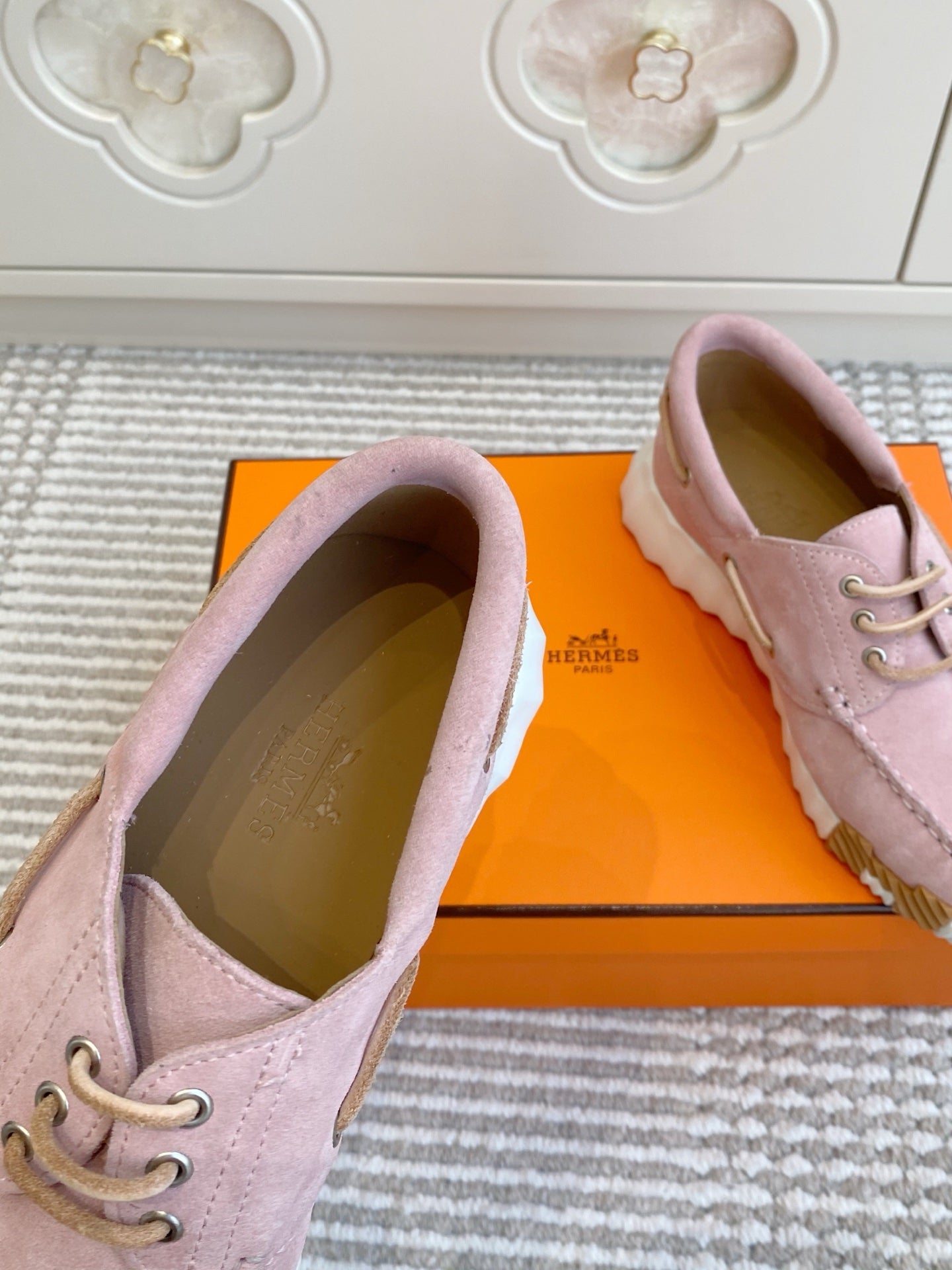 HM Ketch Sneakers Light Pink Suede