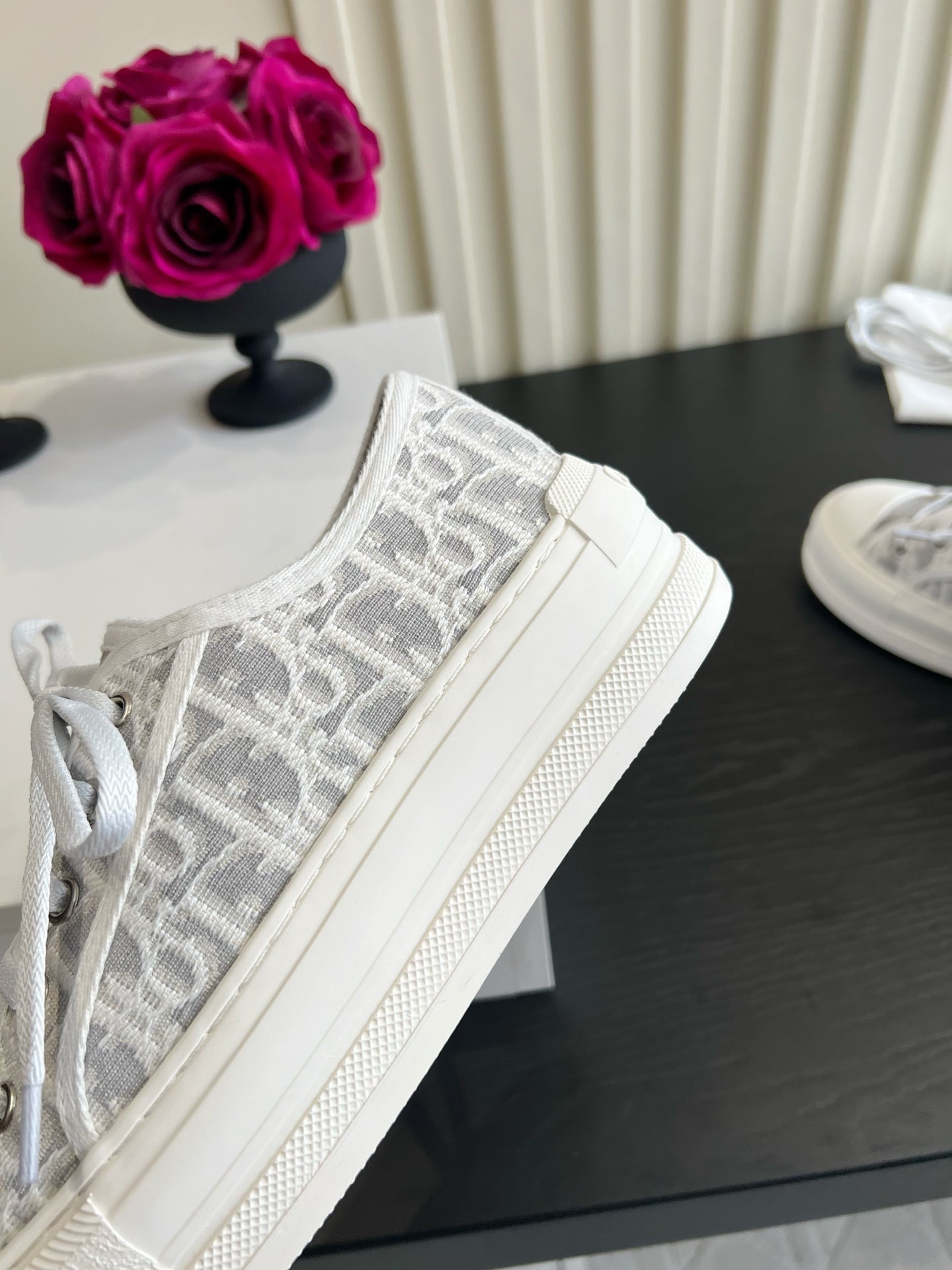 CD Dioriviera Walk'n'Dior Sneaker Grey White Cotton 851247