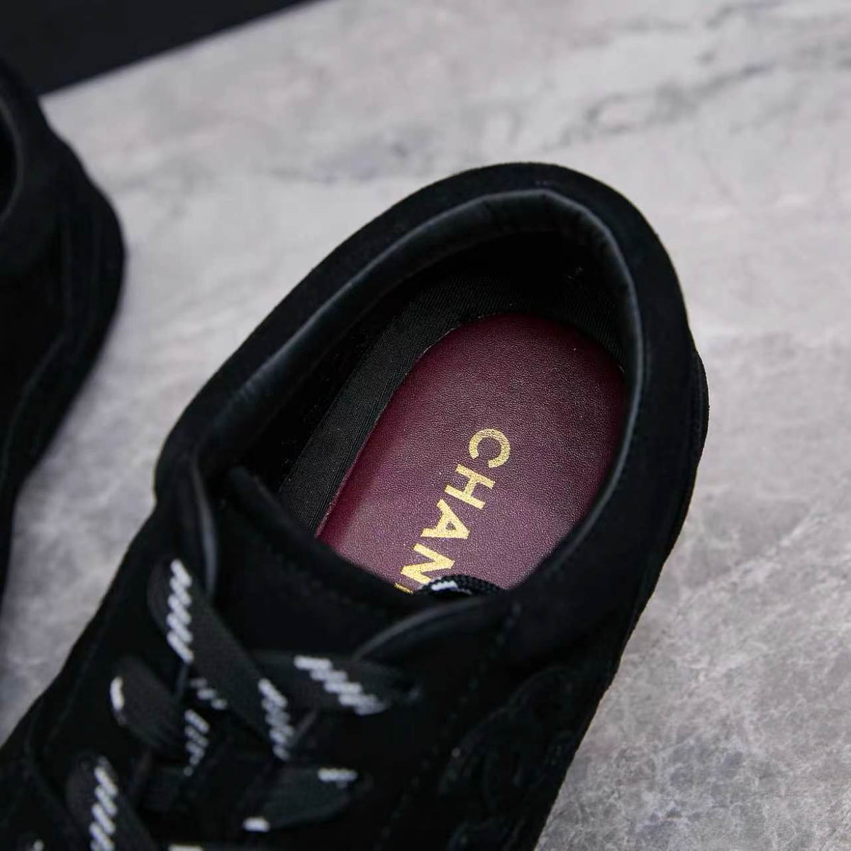 Chanel 26s Sneakers Black Suede 168246