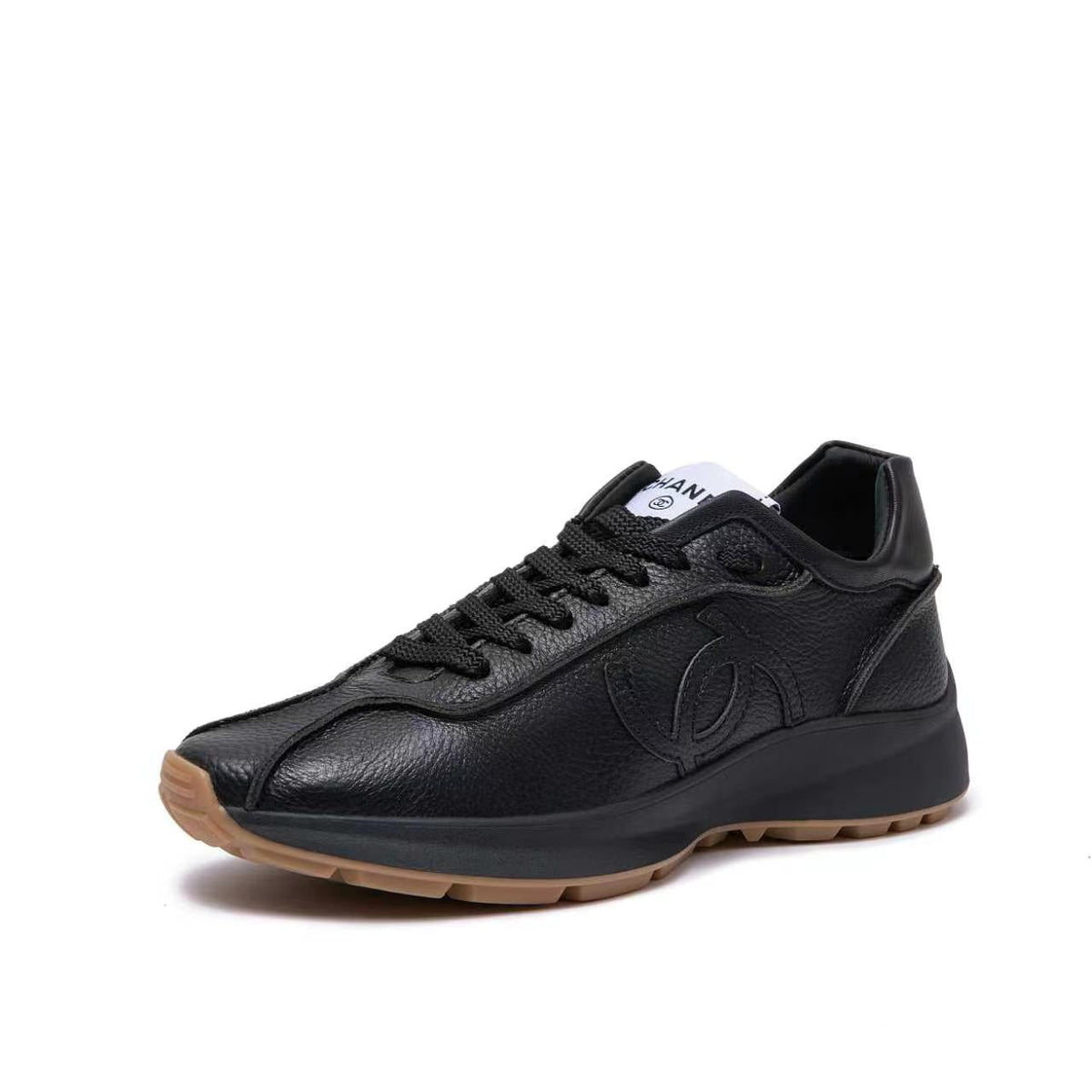 Chanel 26s Sneakers Black Leather 168241