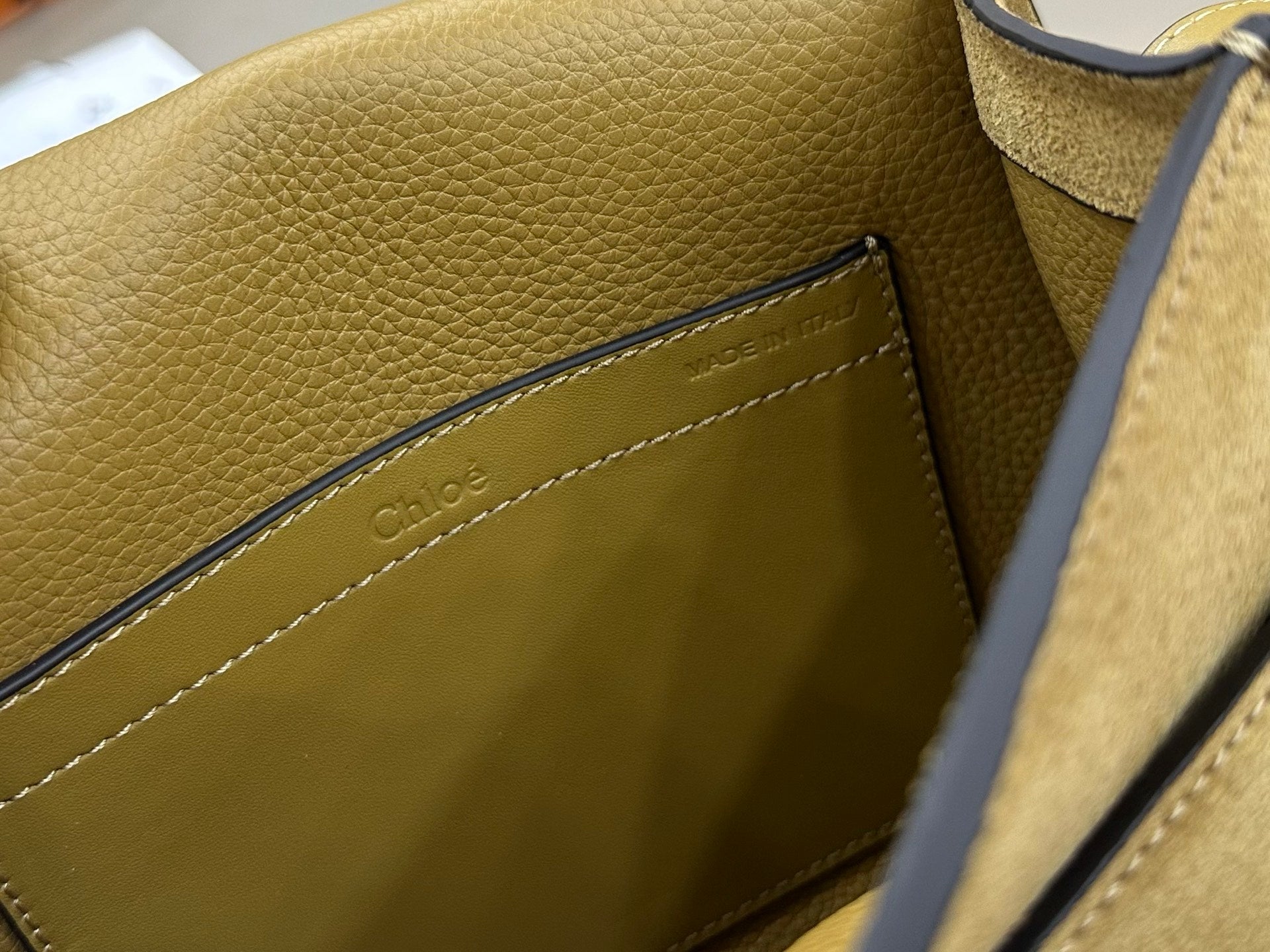 Chloe Marcie Saddle Bag Khahi Suede 281221