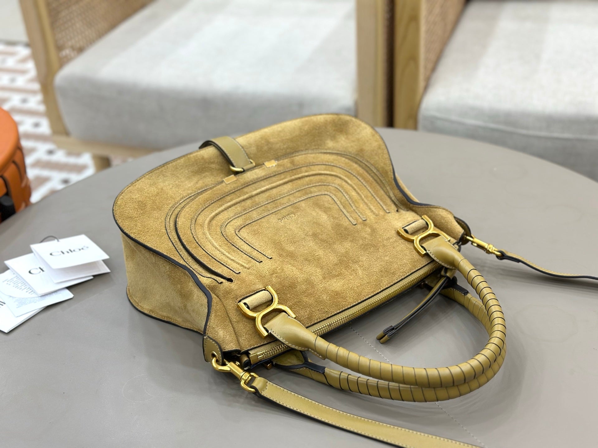 Chloe Marcie Bag Khahi Suede 281272