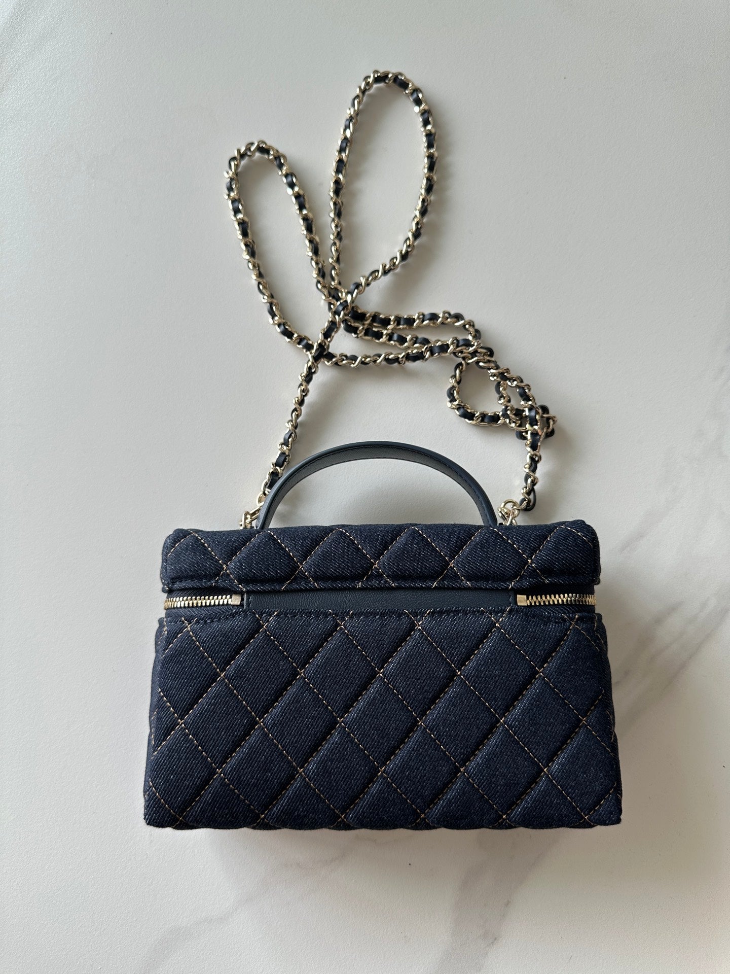 CC 25C Vanity Case Dark Blue Denim 289555