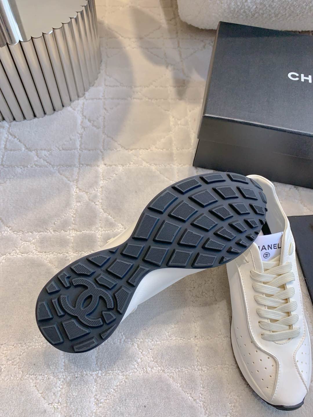 CC 26s Sneakers White Perforated Calfskin 906377
