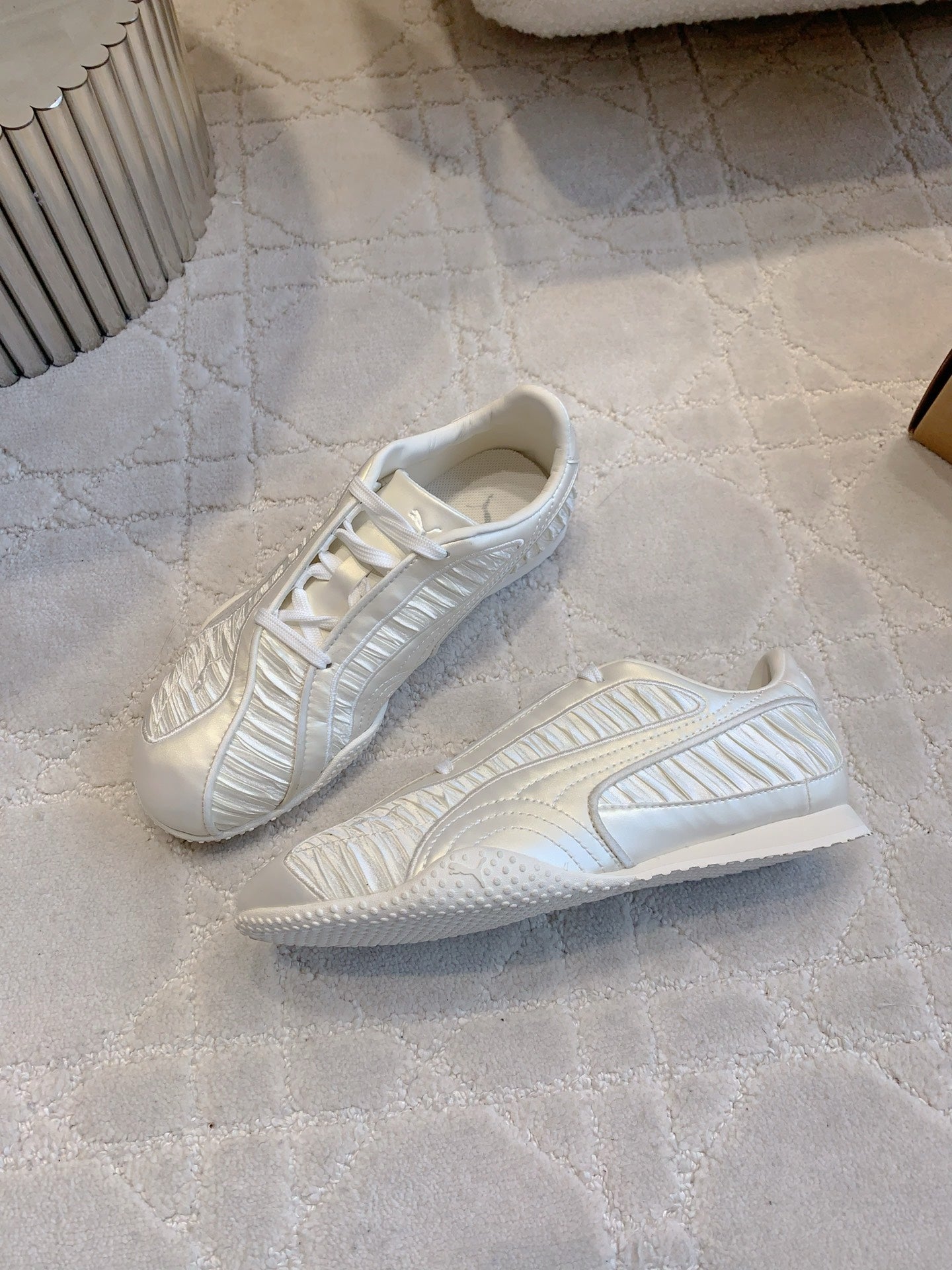Puma Bella V2 Lustrous White Satin 615459