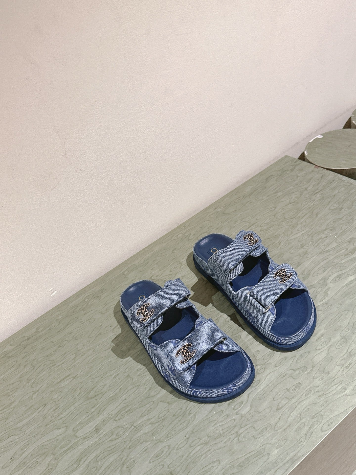 CC 25C Dad Sandals Mule Blue Denim 462220