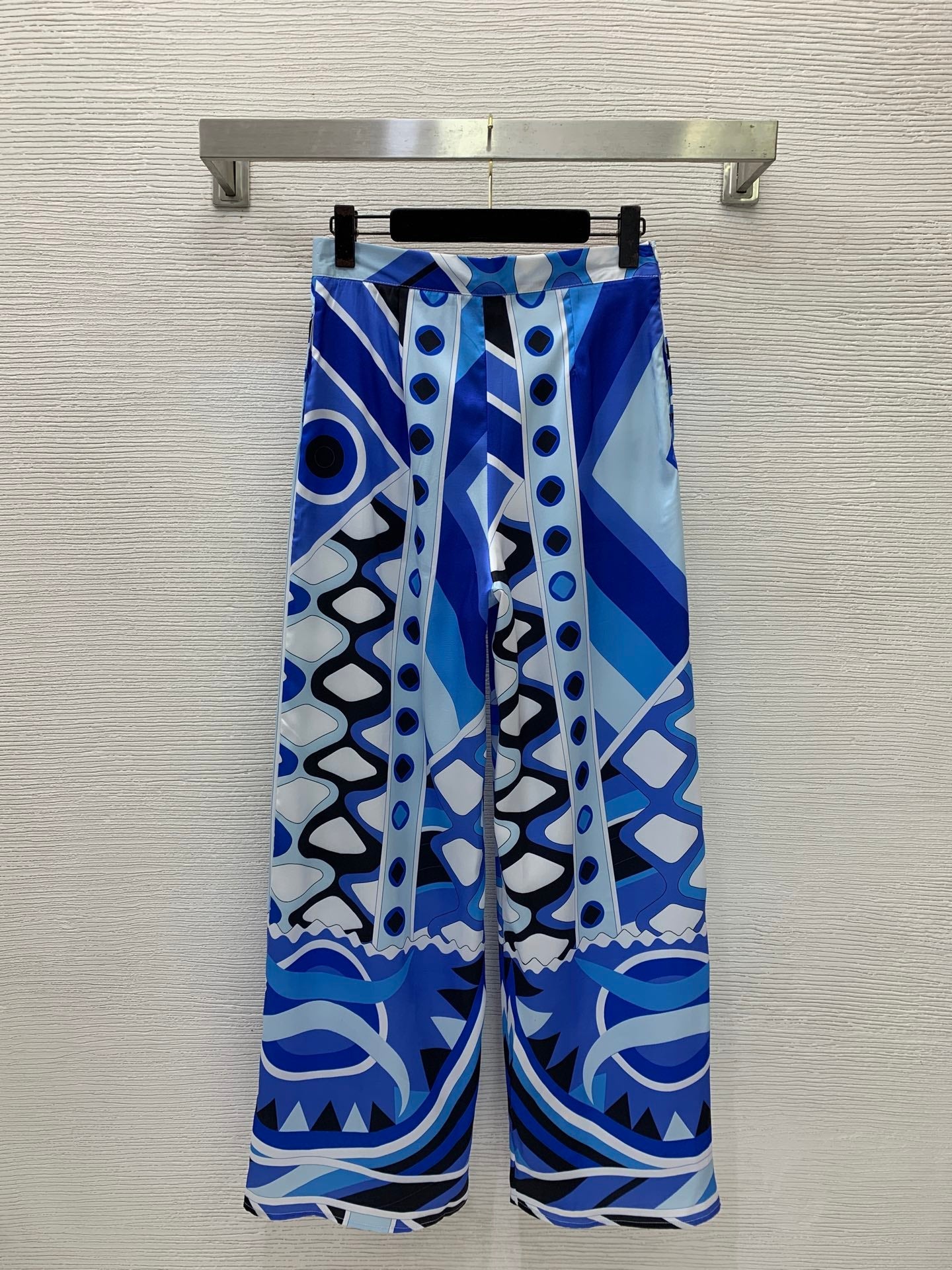 Pucci 26s Vivara-Print Long Pant Silk 416767
