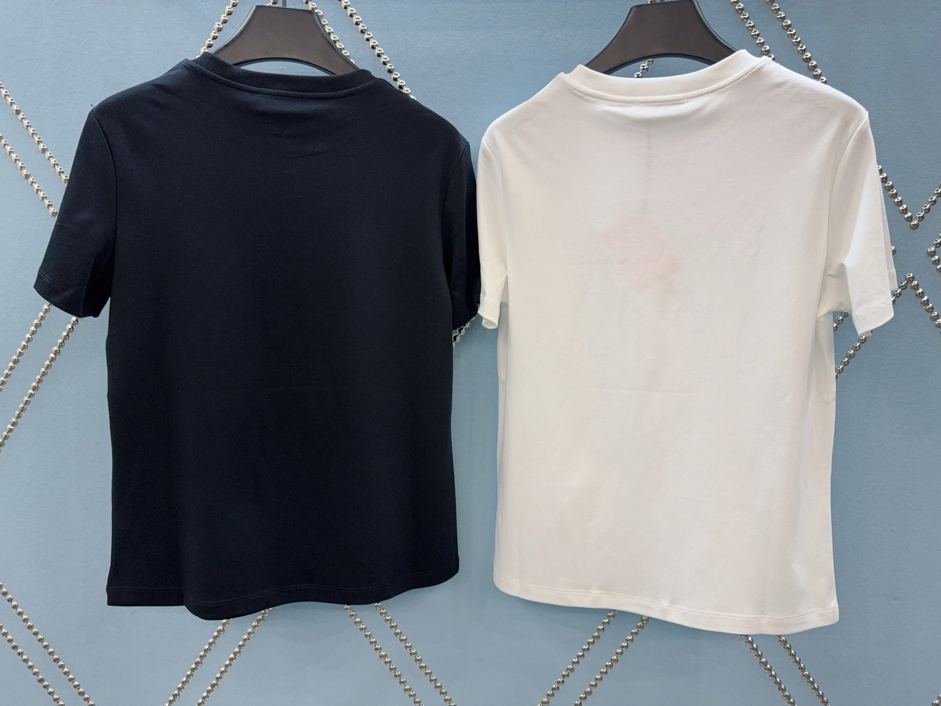 Miu SS26 Crystal Logo T-shirt Cotton 351332