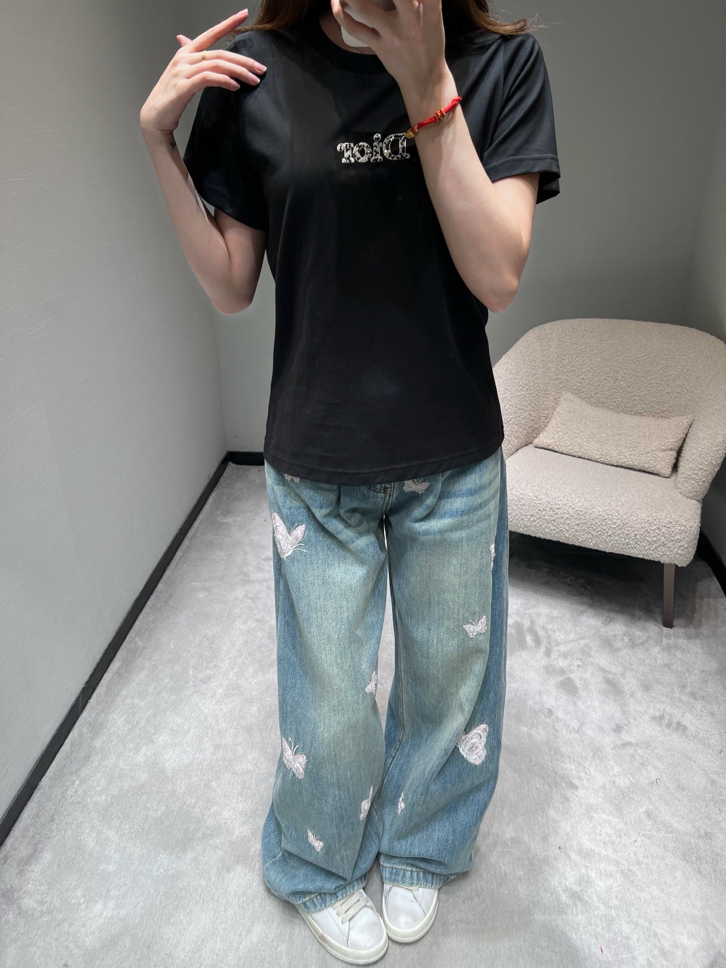 CD SS26 T-Shirt With Logo Cotton 351324