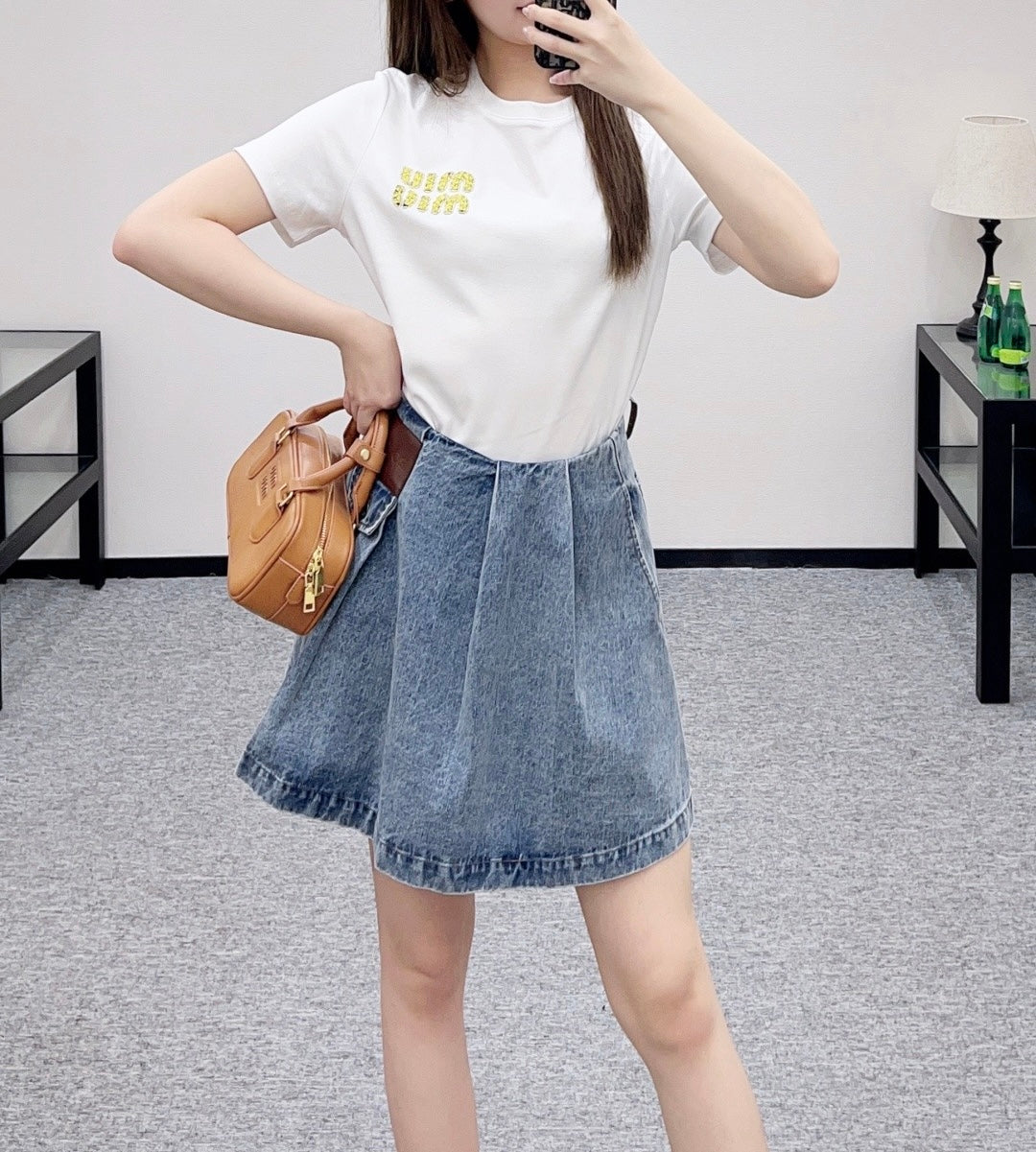 CD SS26 Crystal Logo T-shirt Cotton 351404