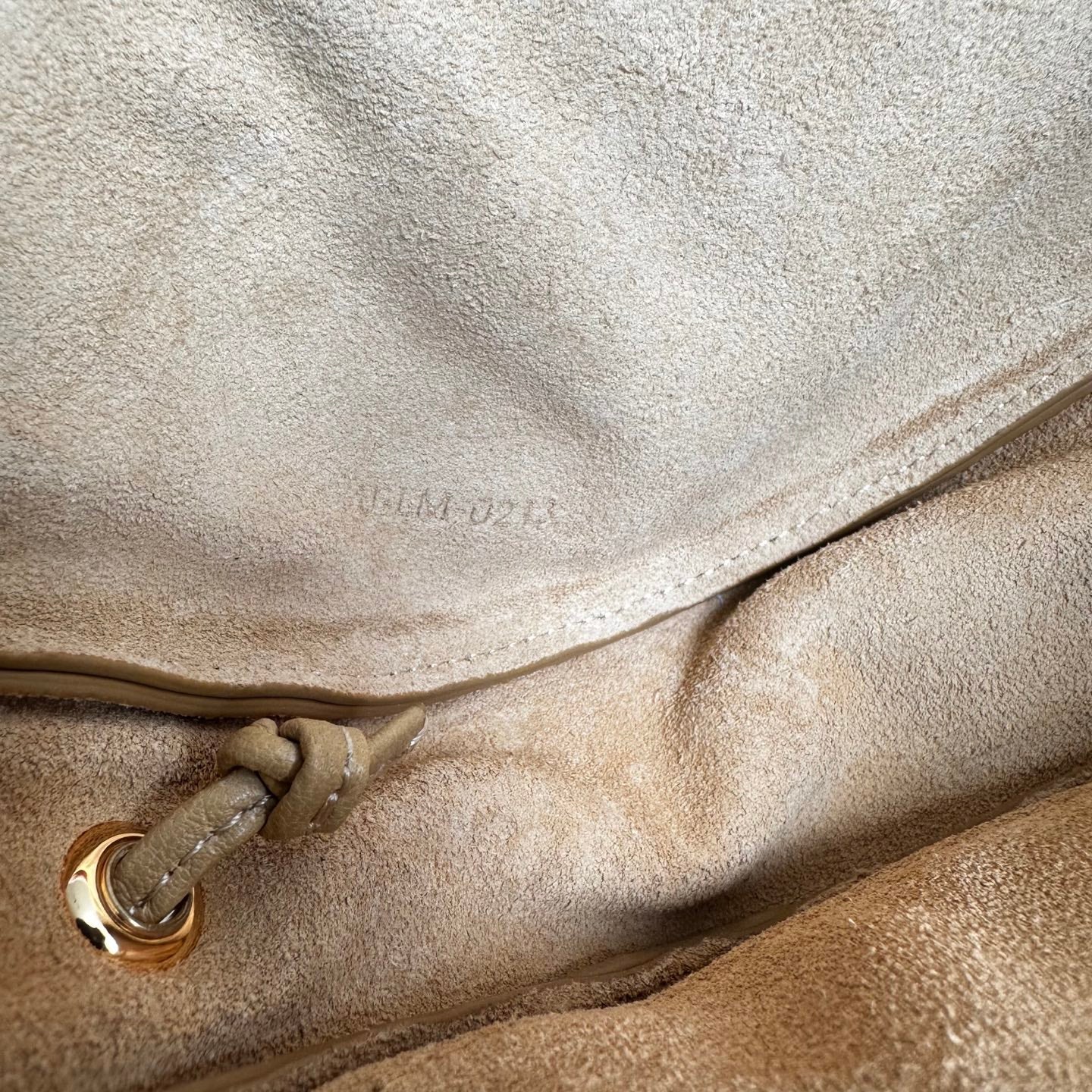 Celine Halfmoon Triomphe Small Bag 25cm Beige Lambskin