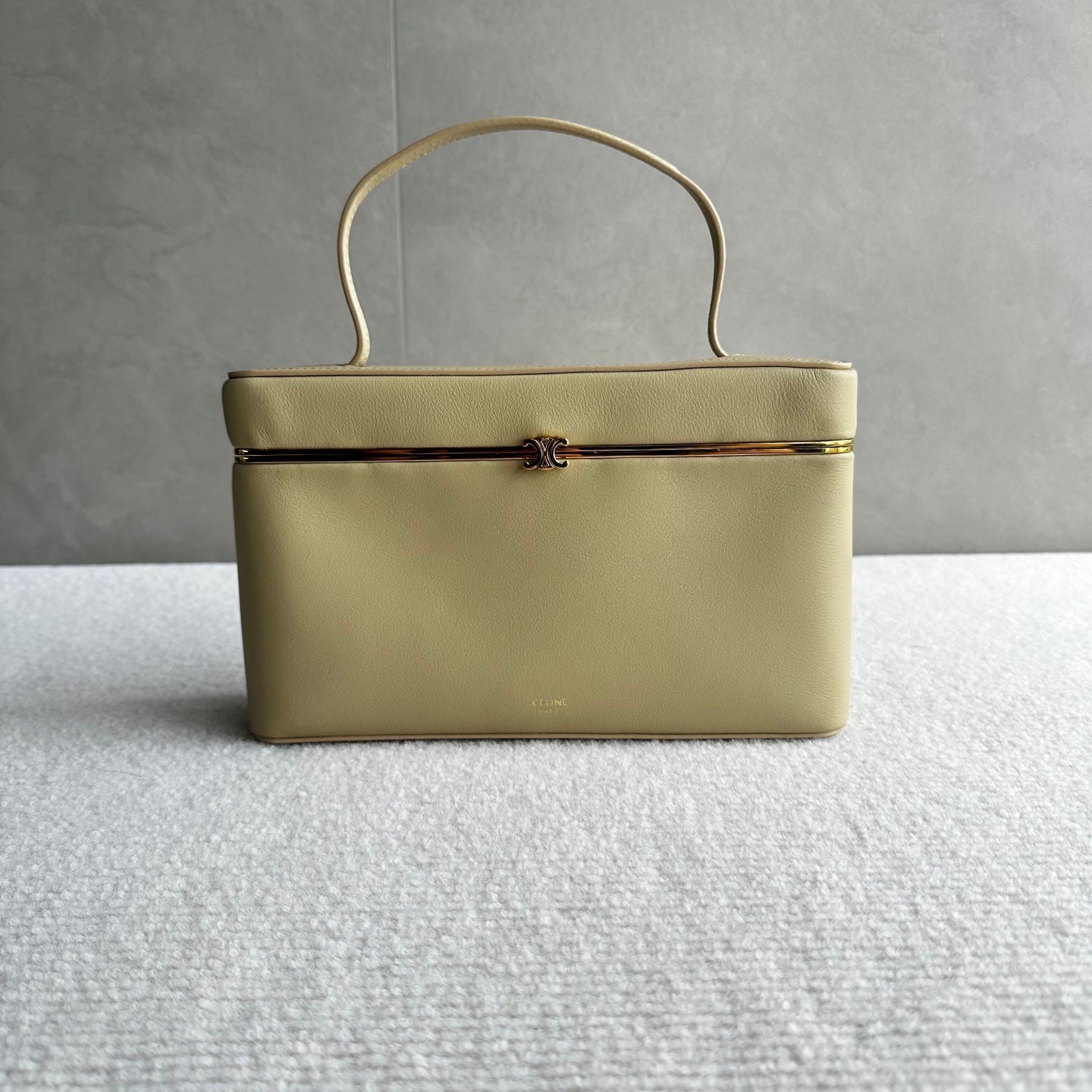 Celine 26s Rectangle Beige Supple Calfskin