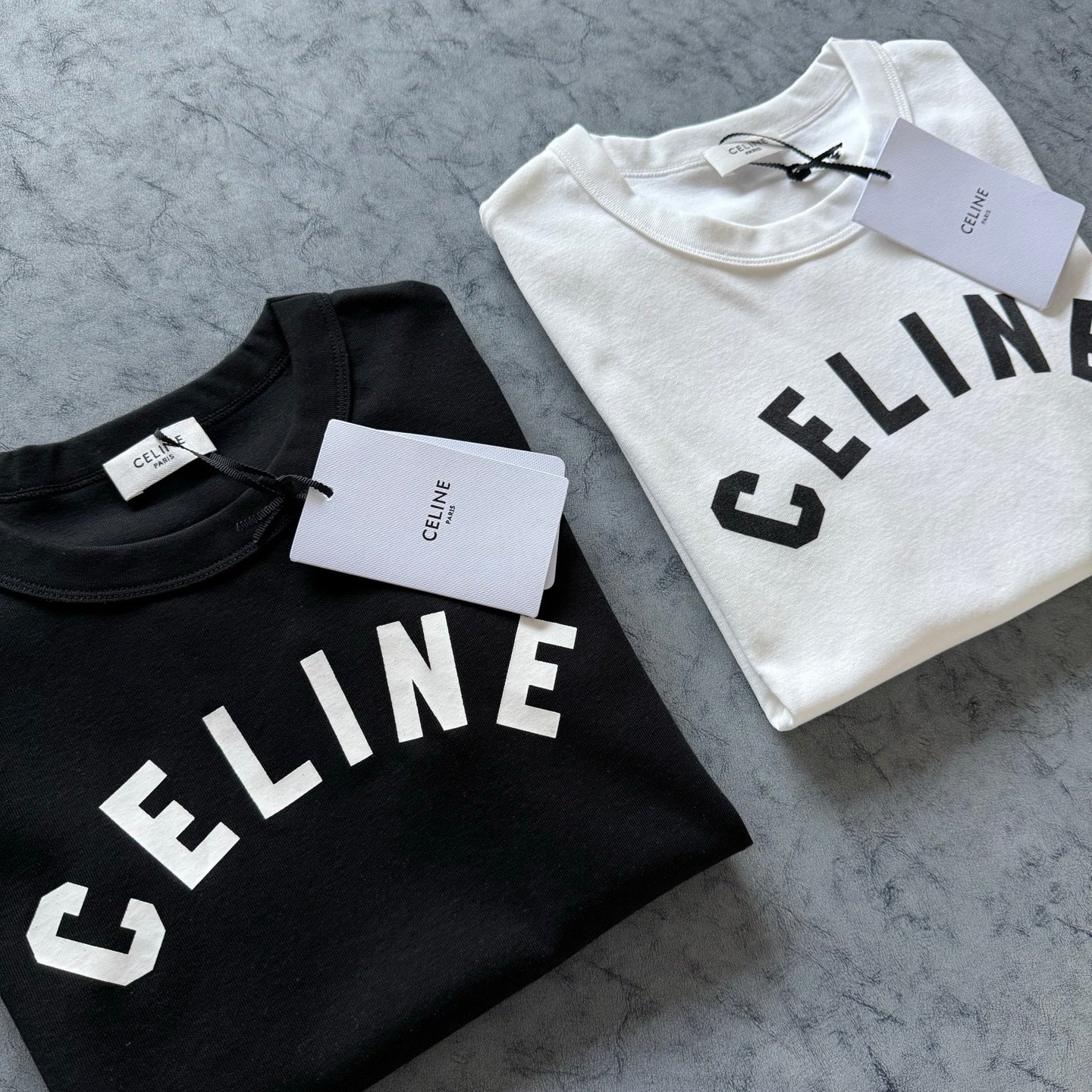 Celine SS26 Slim Fit Short-Sleeve Tee Cotton 350459