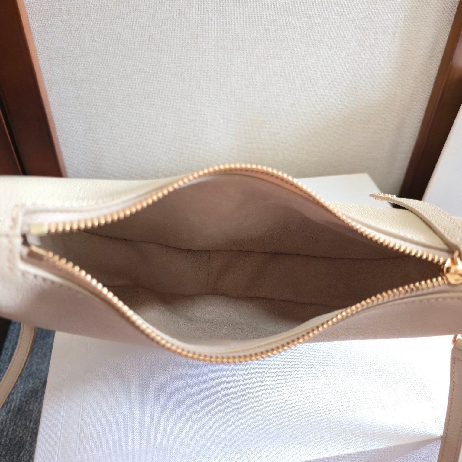 Celine Teen Lulu Bag Light Beige Grained Calfskin