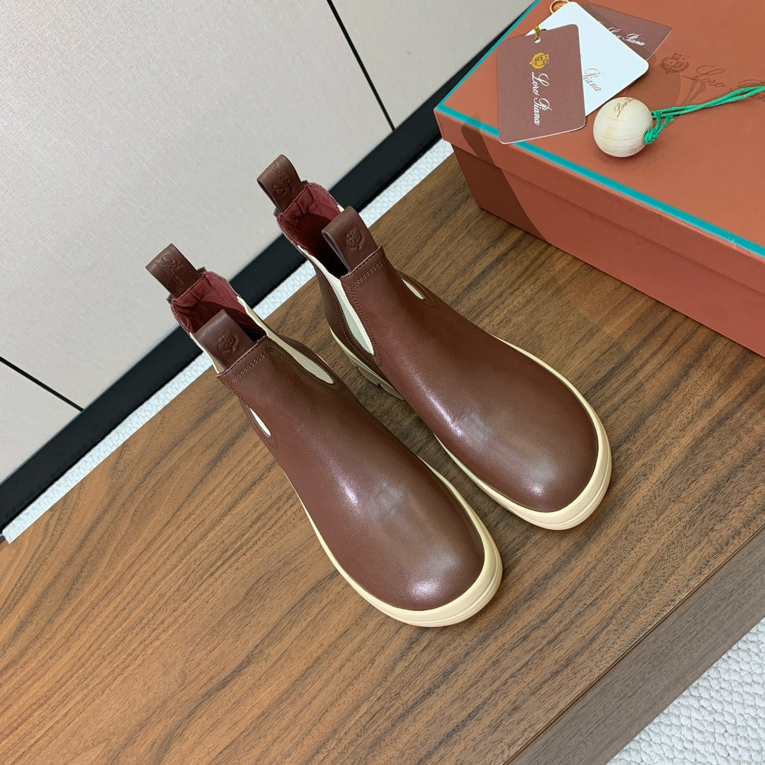 LP Lakeside  Ankle  Boots Brown Leather 503757