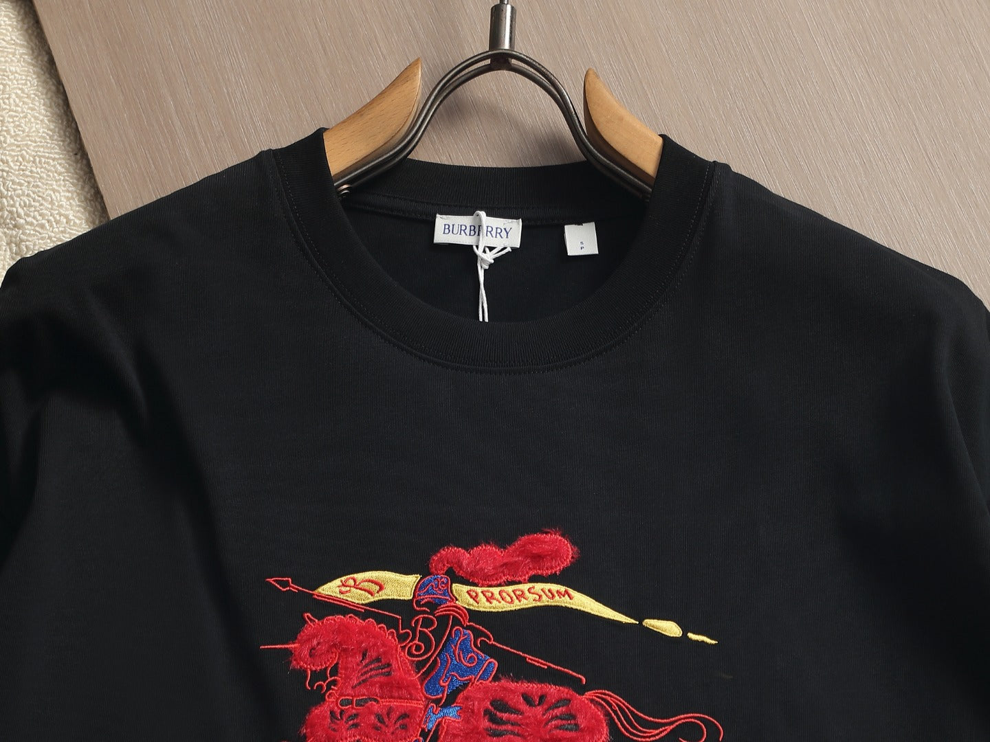 Burberry Men Oversized T-Shirt Black Cotton