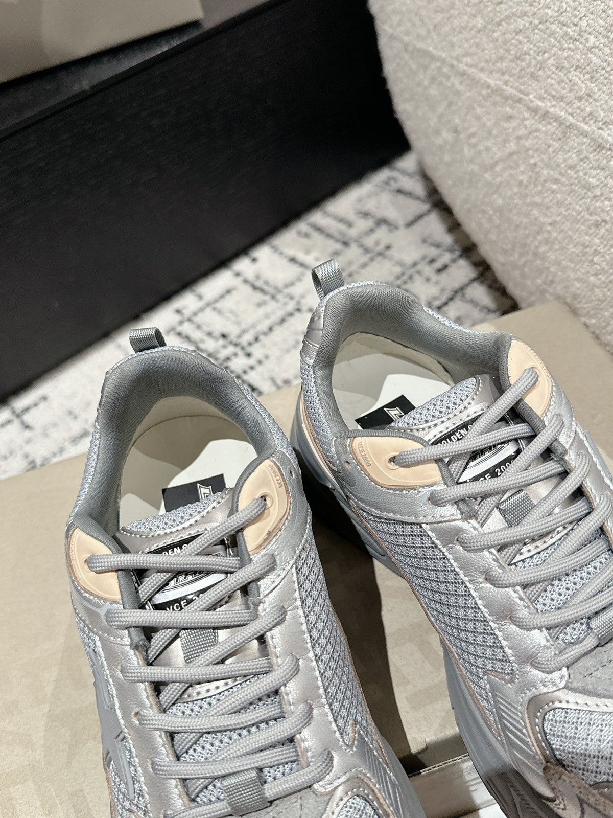 GGDB Marathon Sneakers Silver Mesh 980470