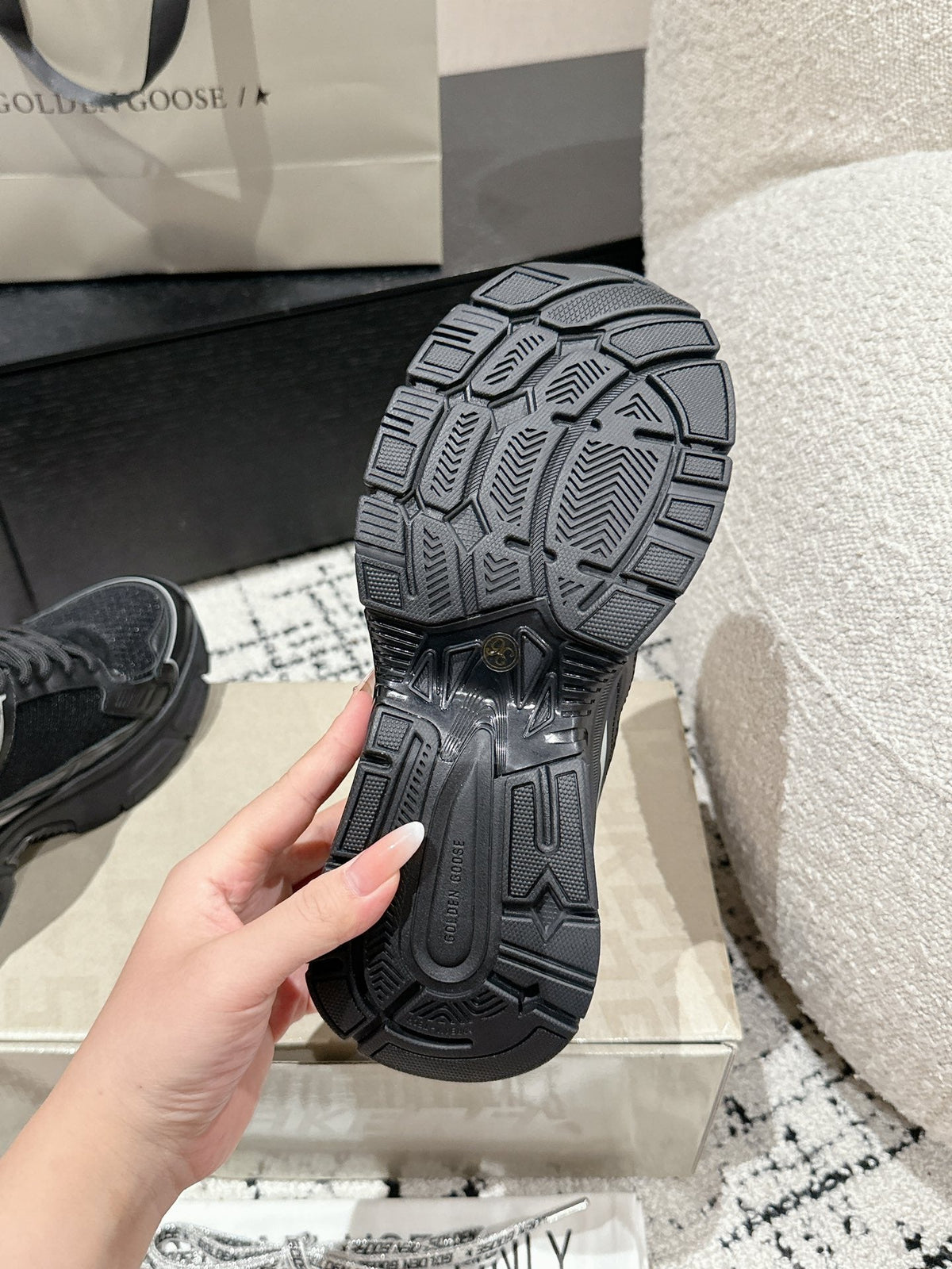 GGDB Marathon Sneakers Black Mesh 980472
