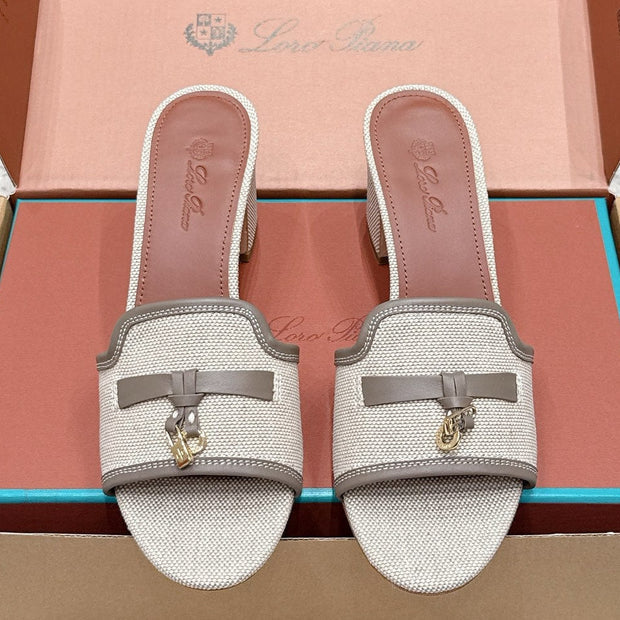 Loro Piana 2026 Sandal Fabric Leather 908846