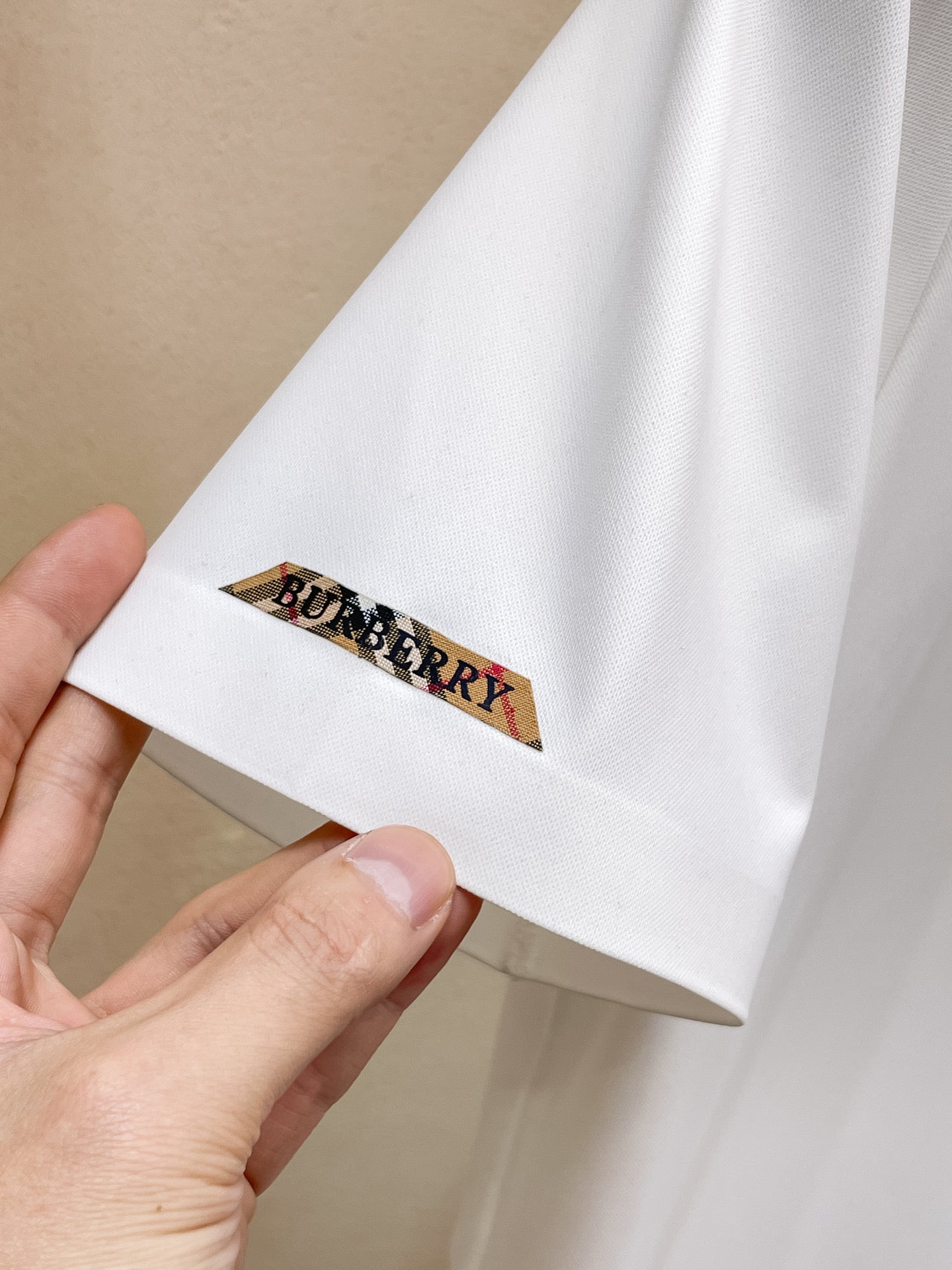 BRR Men Short-Sleeve Polo Shirt White Silk