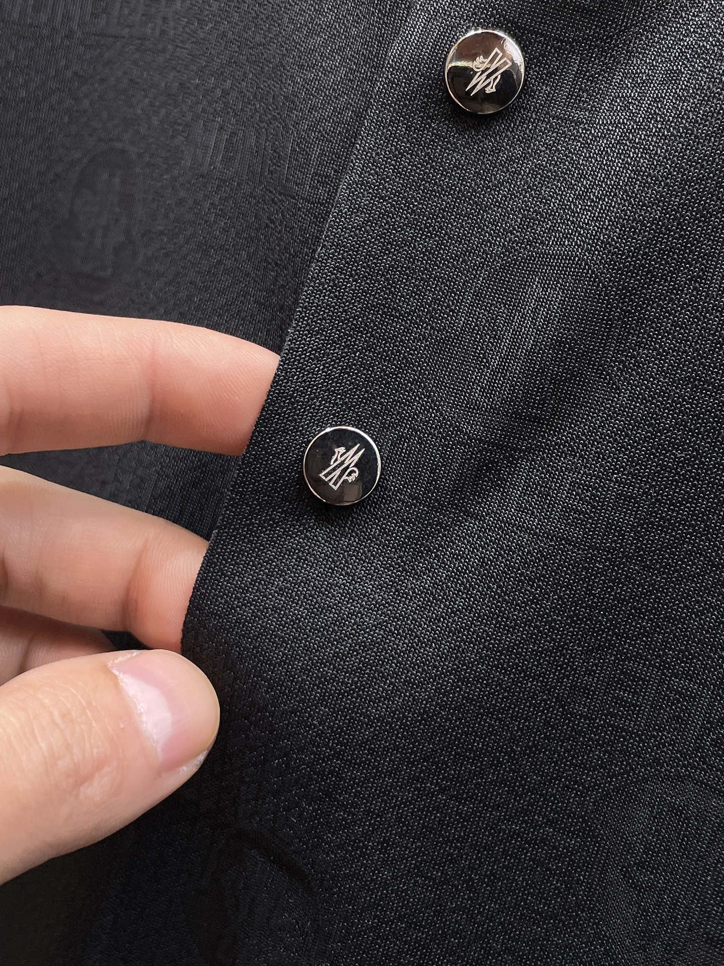 Moncler Men Polo Shirt Black Cotton 02