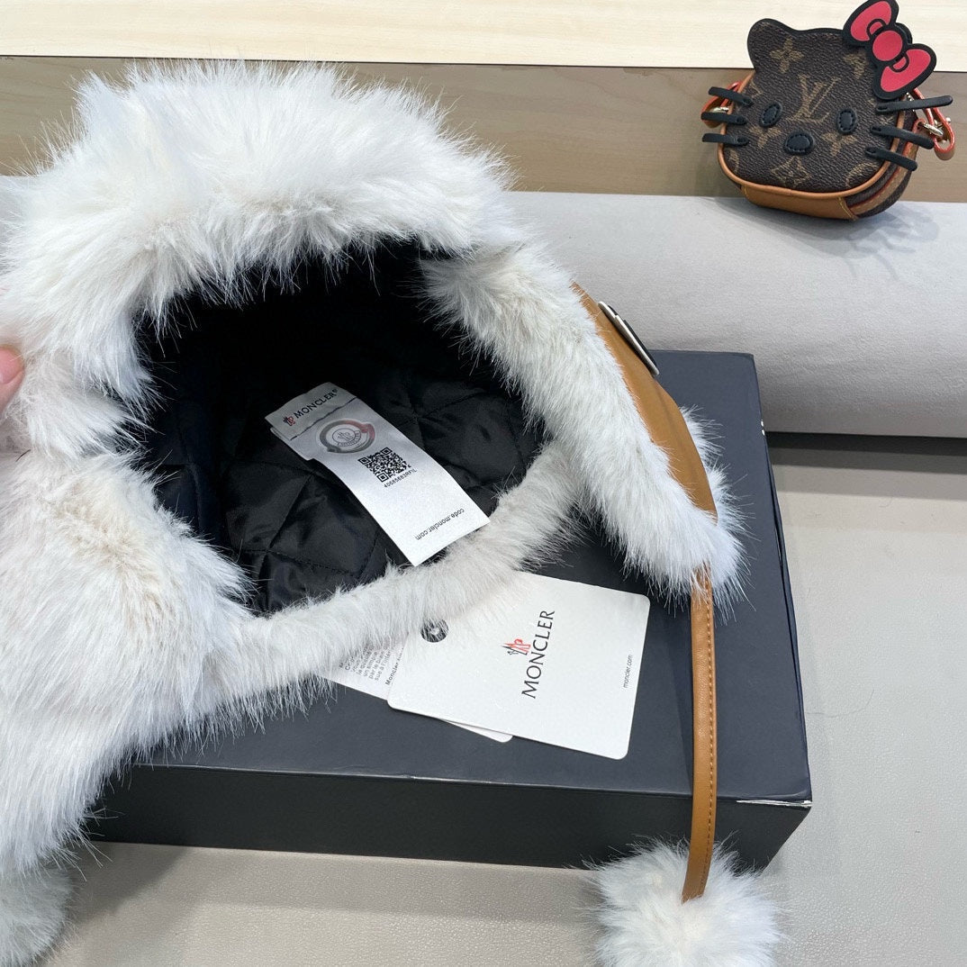 MC 26s Winter Bomber Trapper Hat Brown Leather 499297