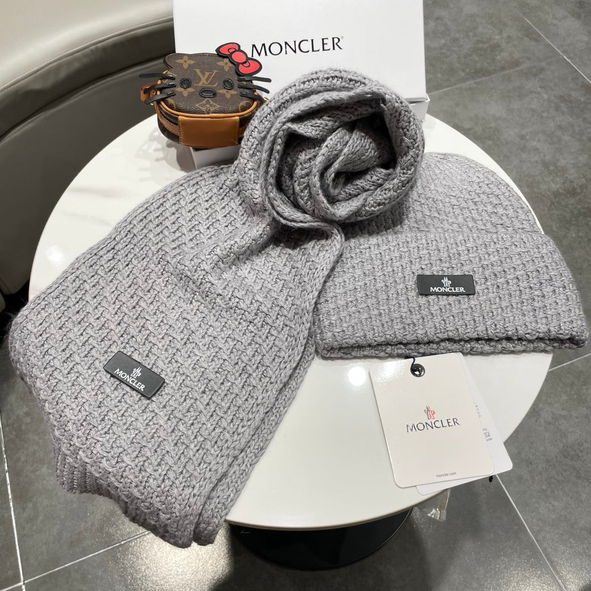 MC 26s Winter Knit Set Grey Wool 499292