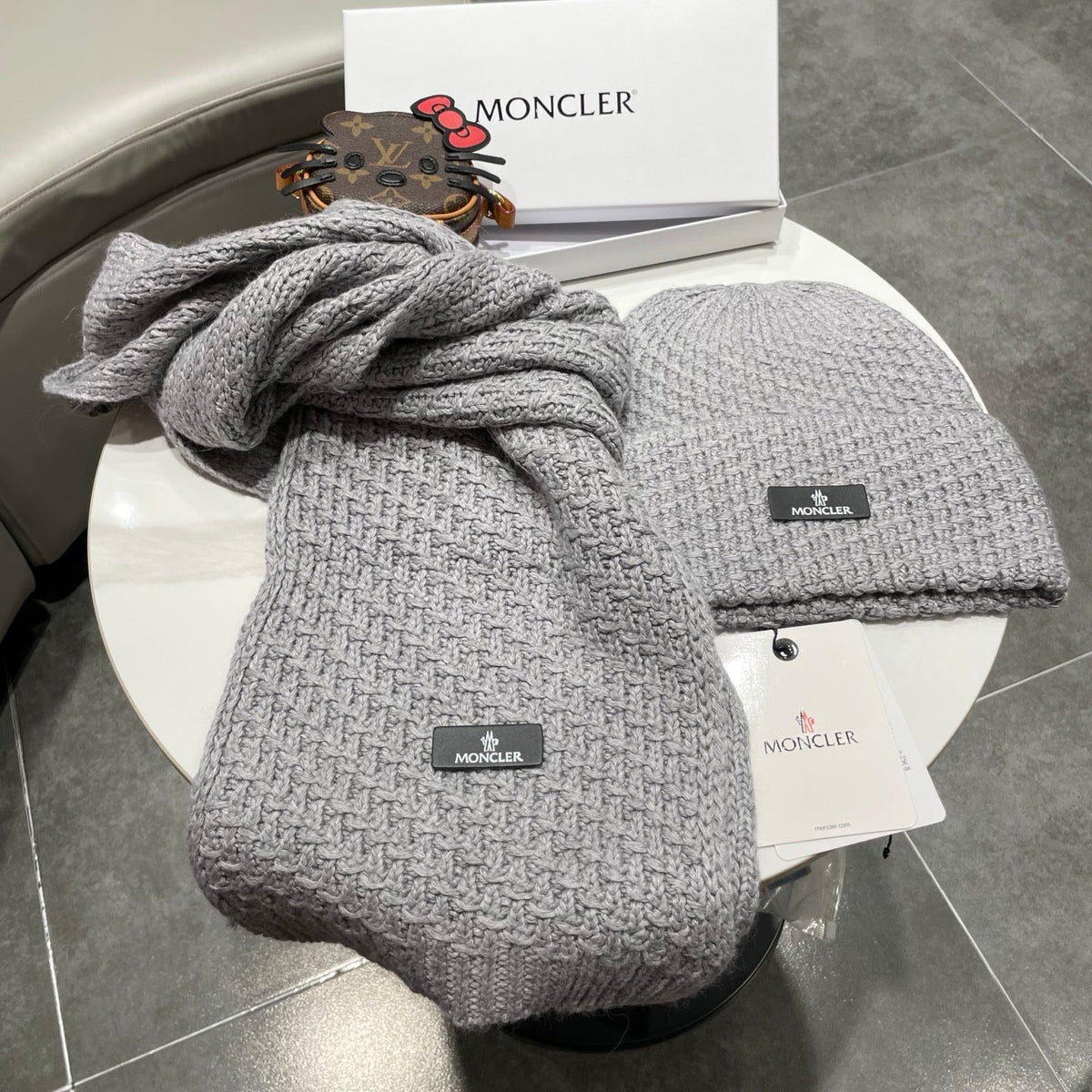 MC 26s Winter Knit Set Grey Wool 499292