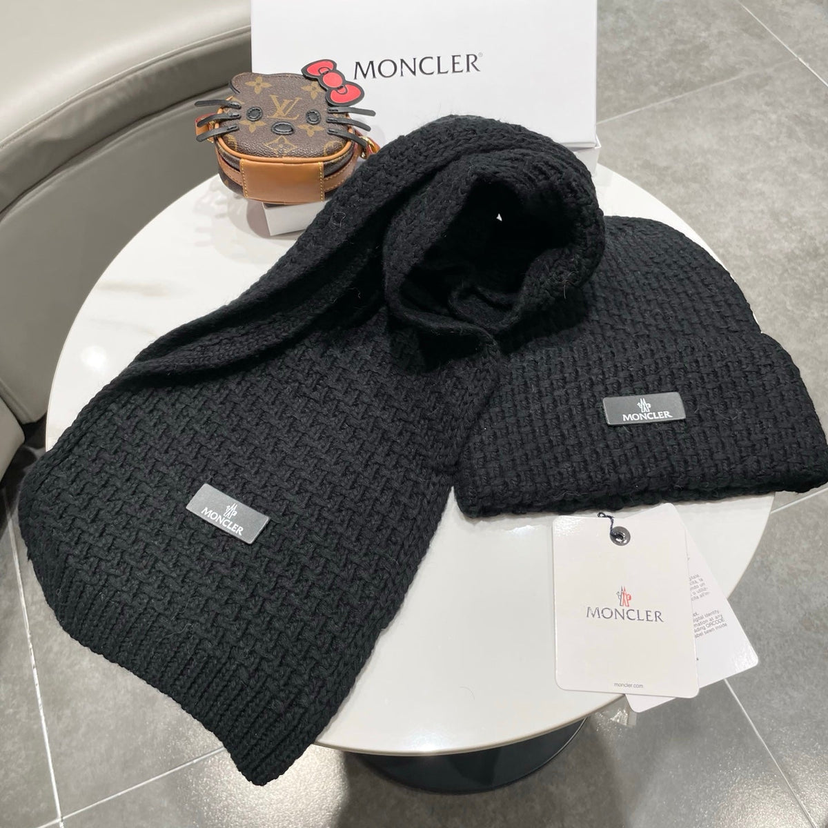 MC 26s Winter Knit Set Black Wool 499294