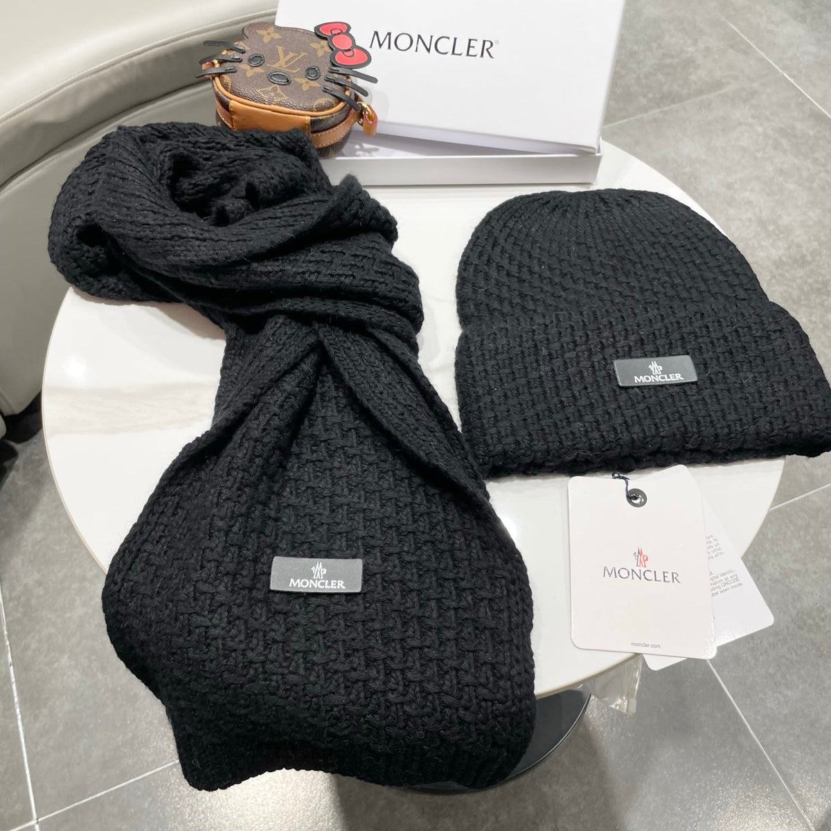 MC 26s Winter Knit Set Black Wool 499294