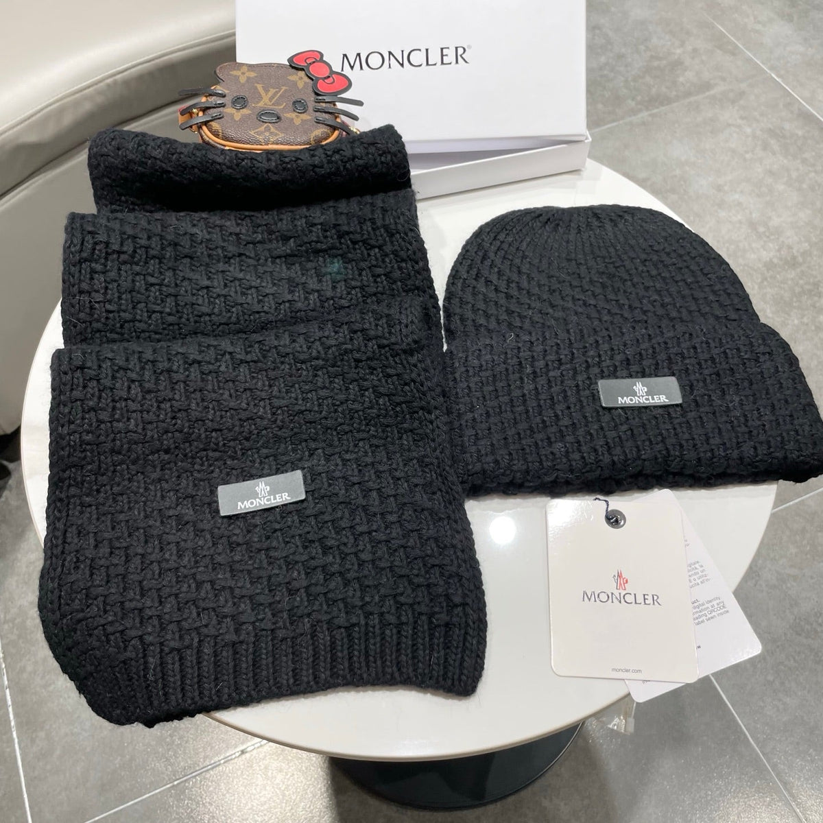 MC 26s Winter Knit Set Black Wool 499294