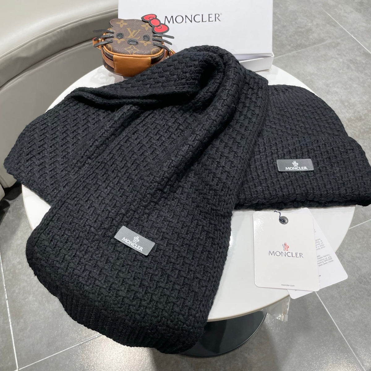 MC 26s Winter Knit Set Black Wool 499294