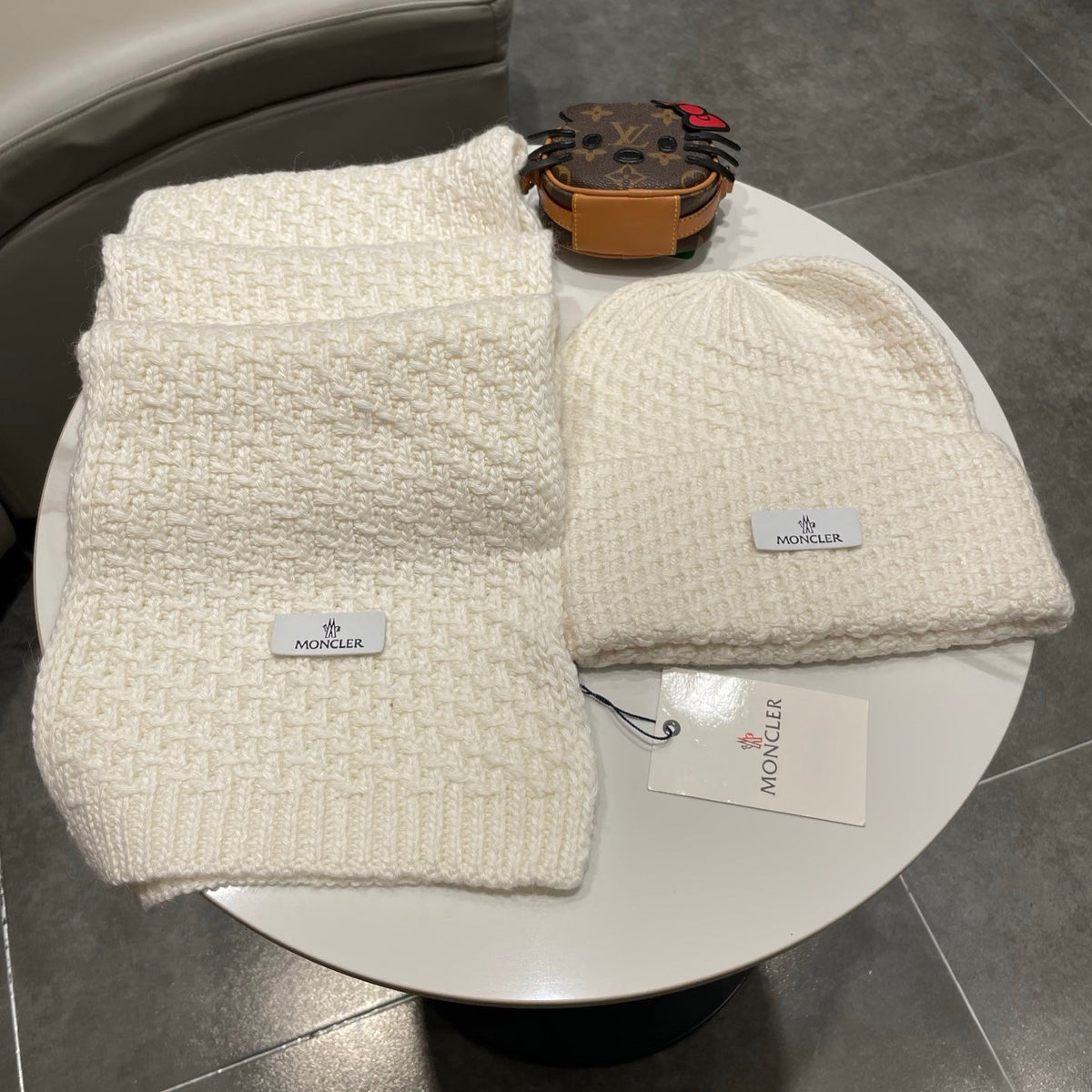 MC 26s Winter Knit Set Cream White Wool 499295